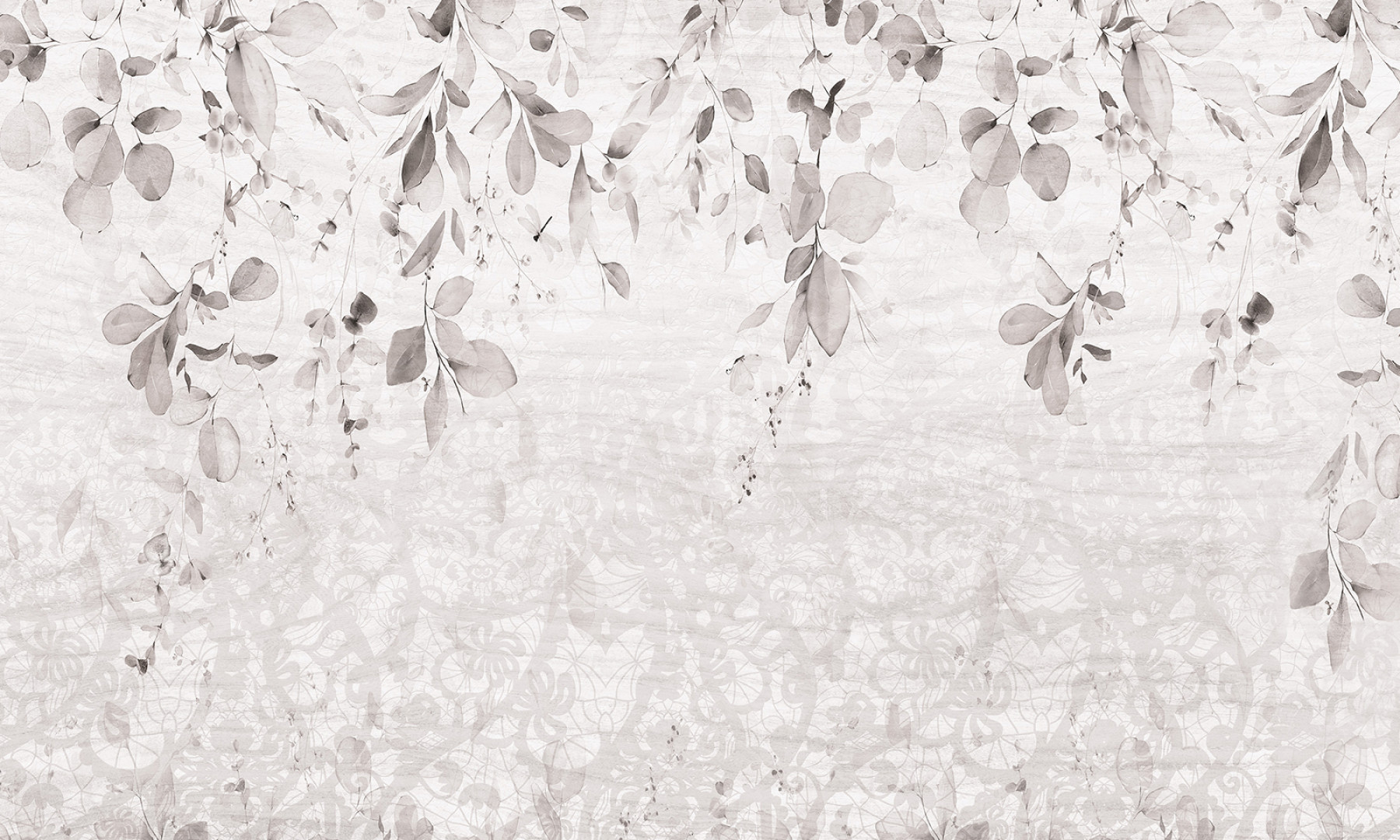 Papier peint Feuilles Suspendues 2