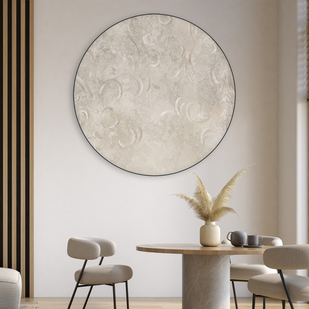Papier peint rond Dentelle Ancienne