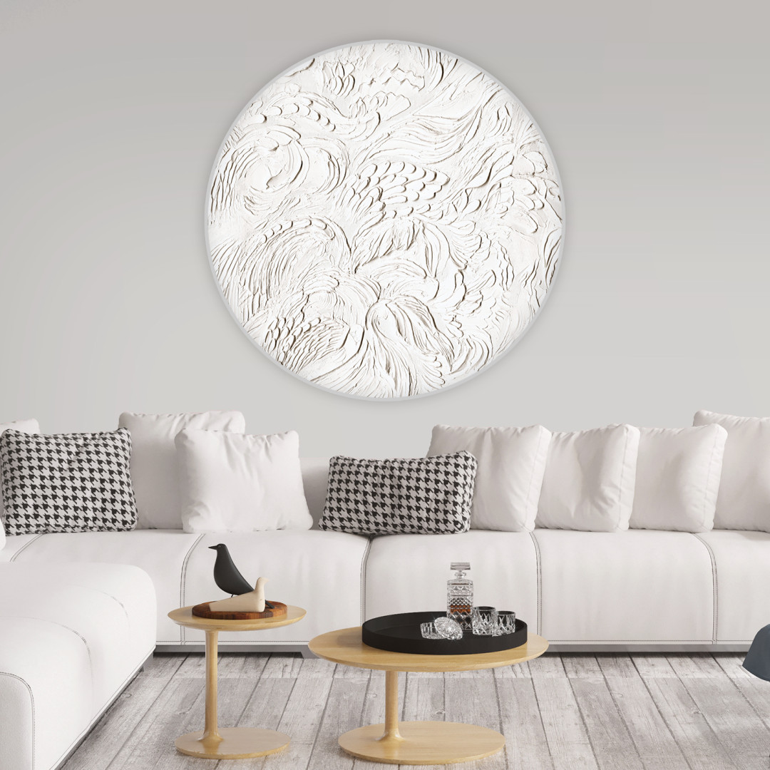 Papier peint rond Forme Fayla 2