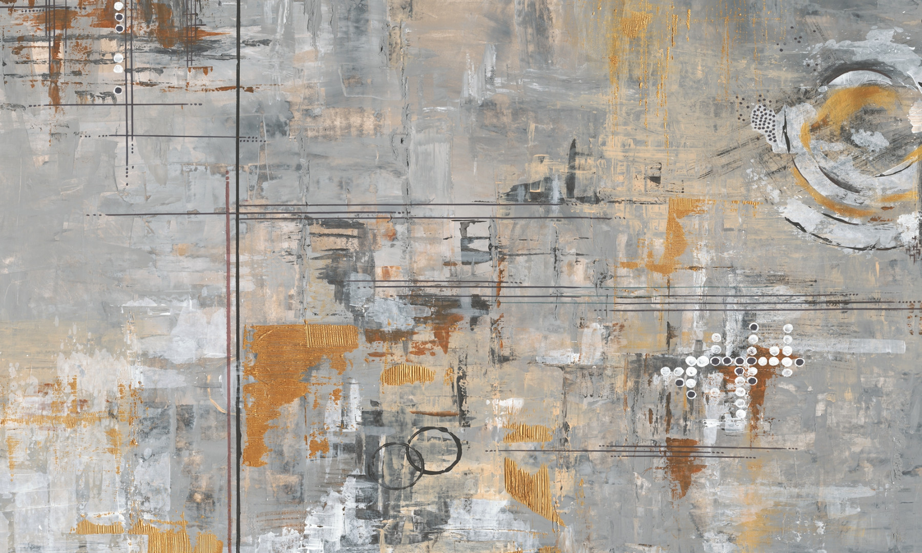 Papier peint rond Style Loft 2