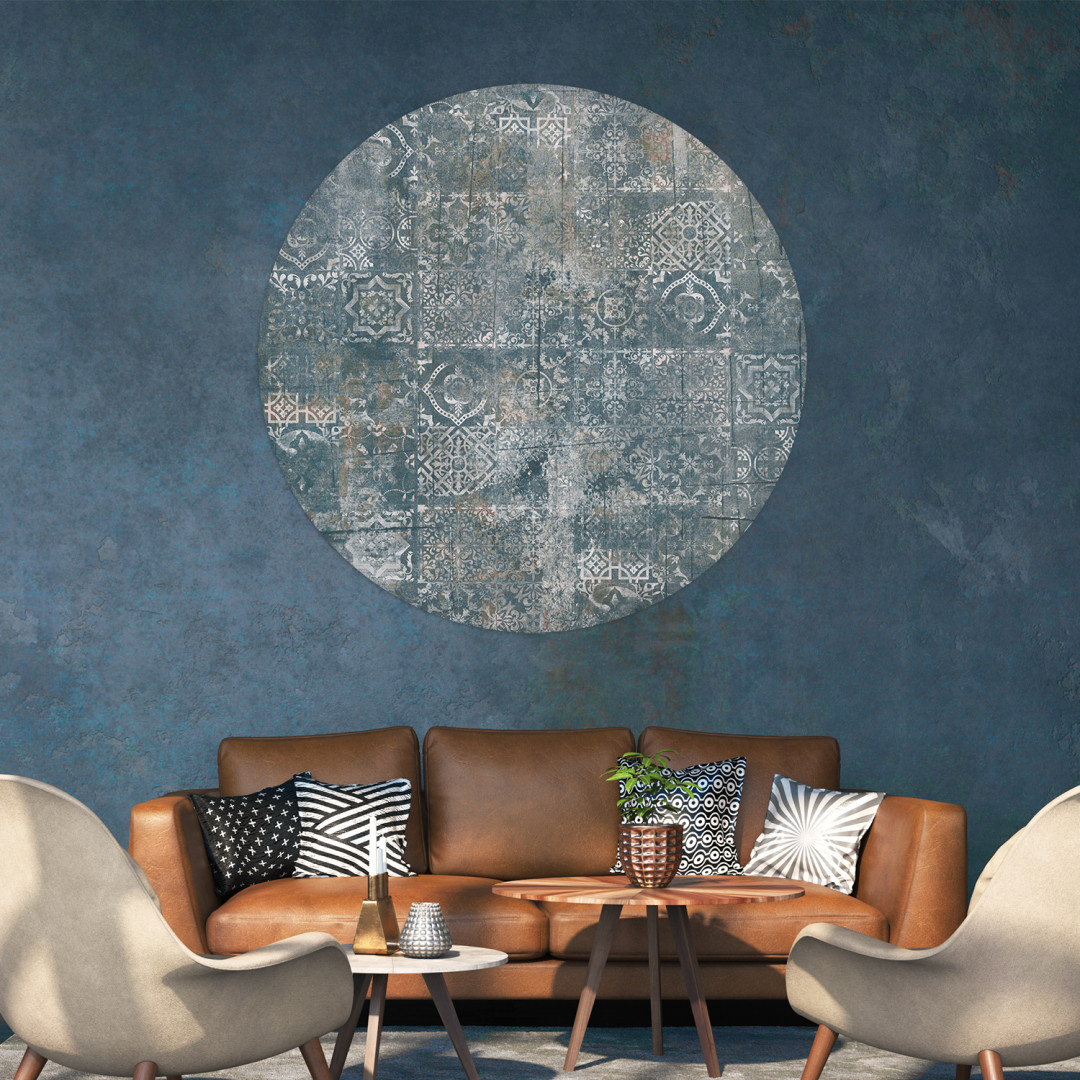 Papier peint rond Rêve Mosaïque 2