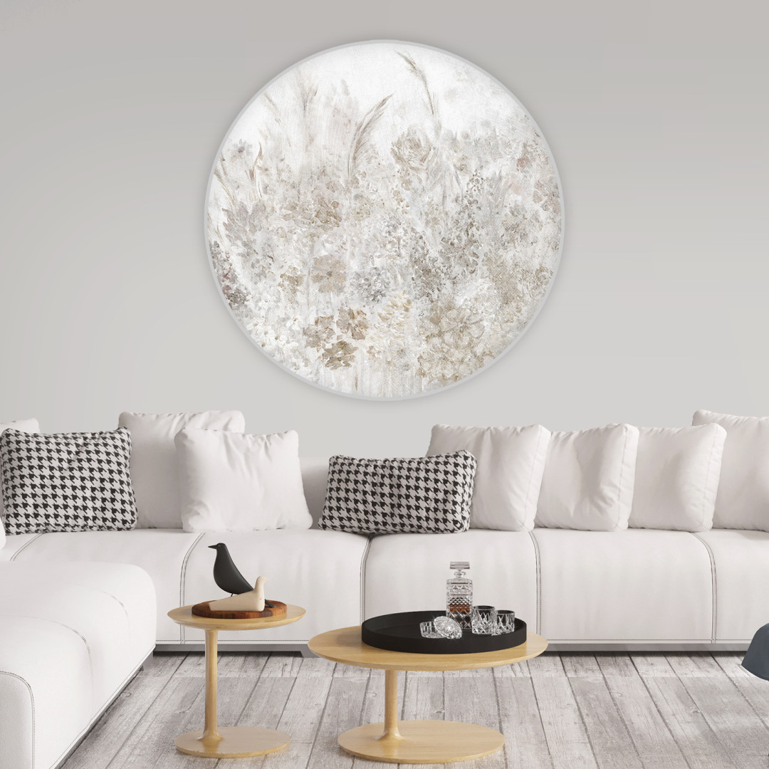 Papier peint rond Fleurs de la Passion 3