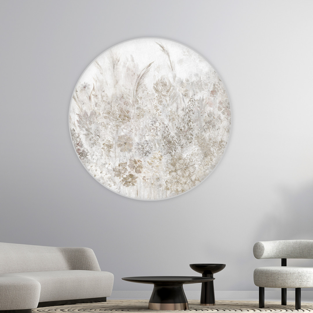 Papier peint rond Fleurs de la Passion 3