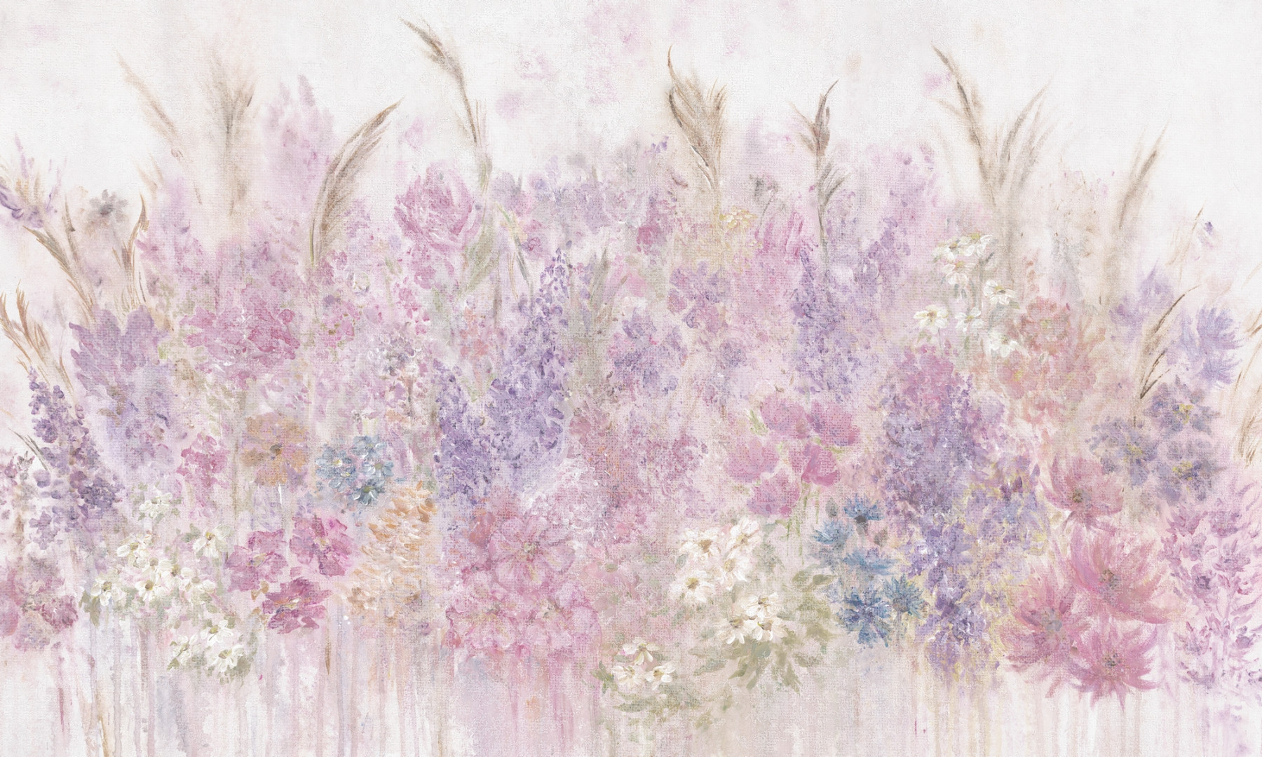 Papier peint rond Fleurs de la Passion 4