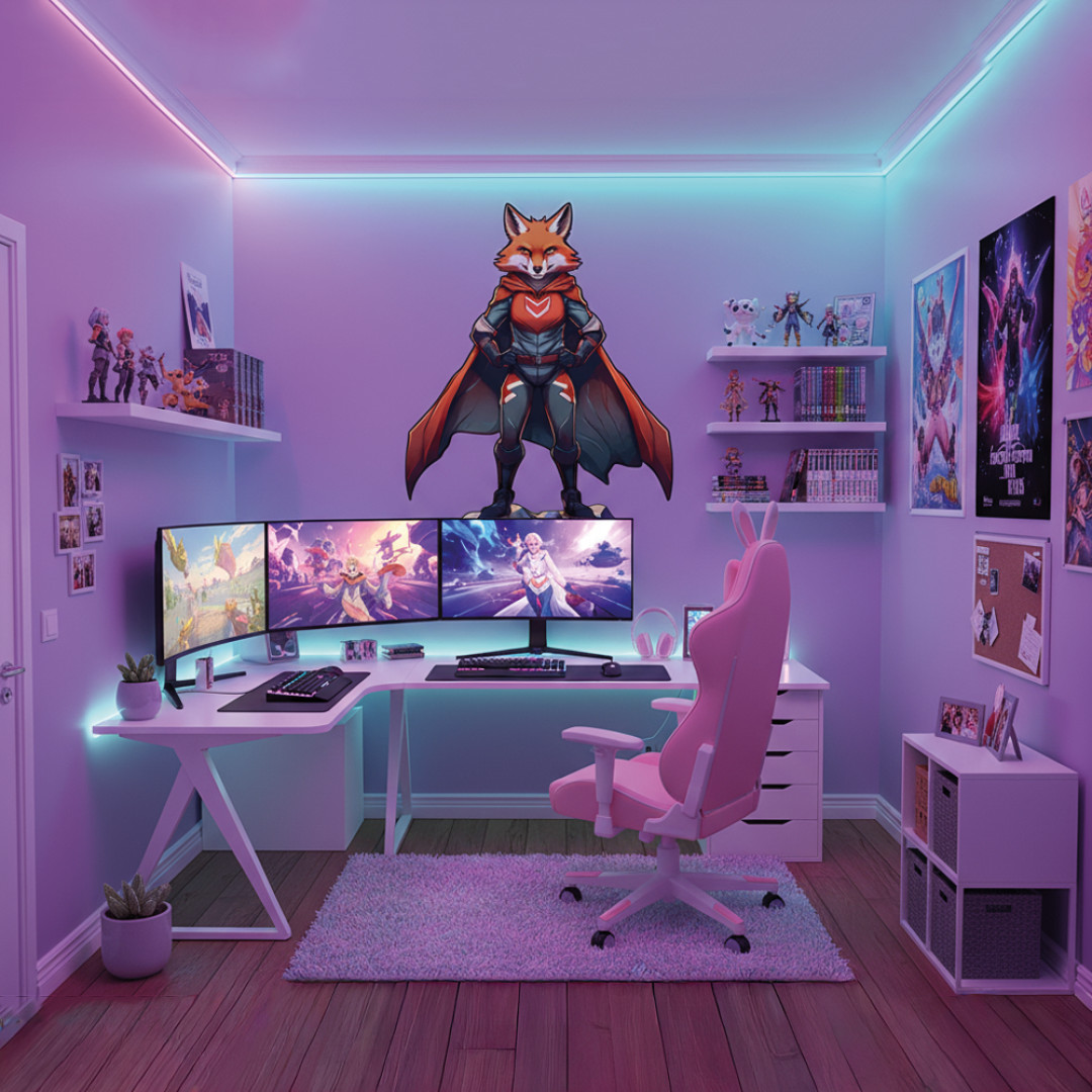 Sticker mural Petit Renard
