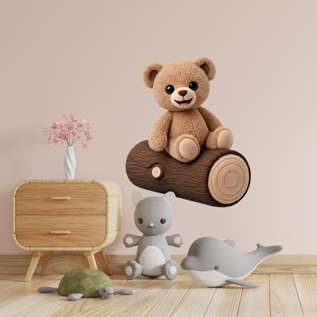 Sticker mural Nounours