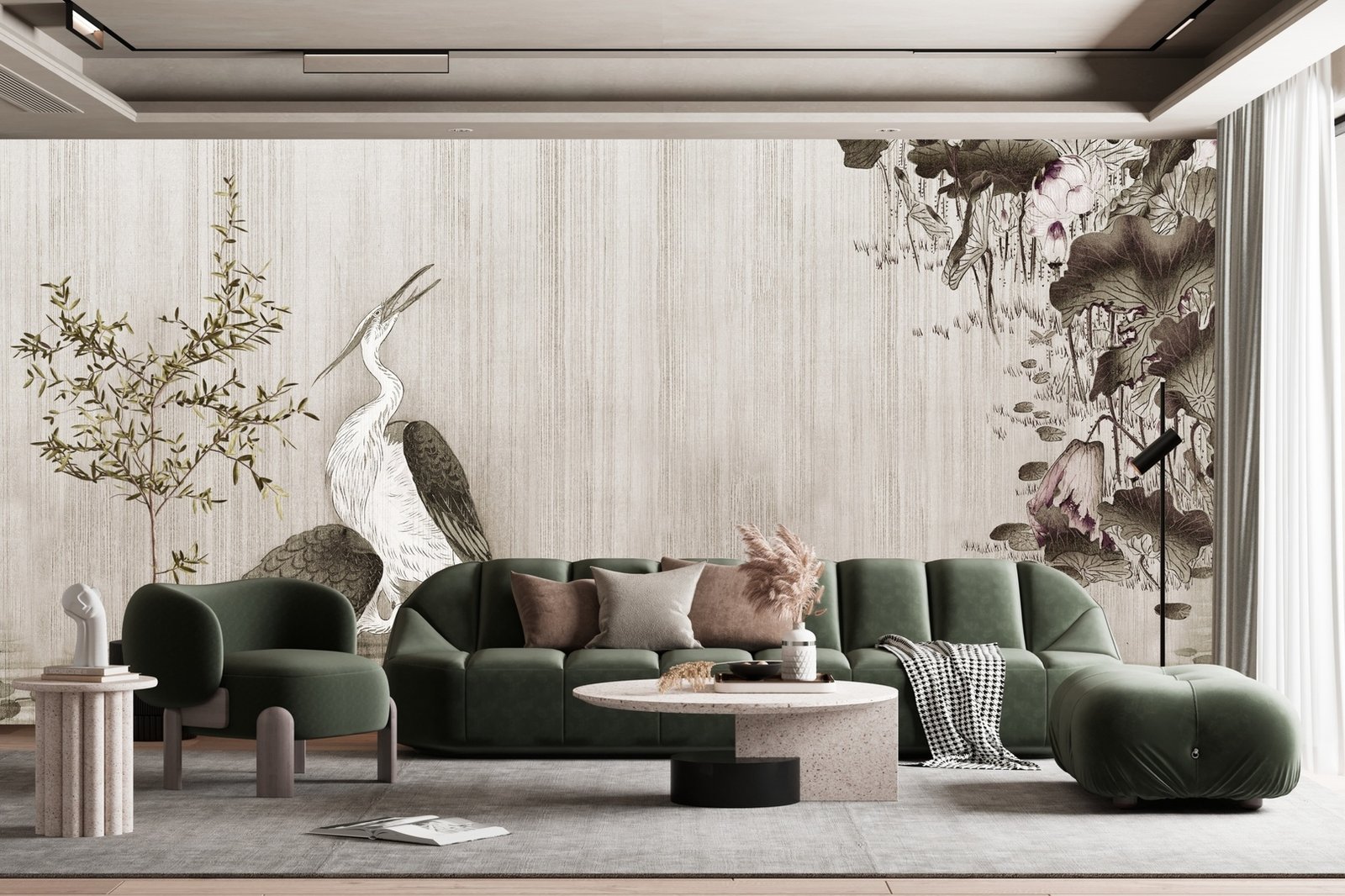 Papier peint intissé Mizūmi DARTANK