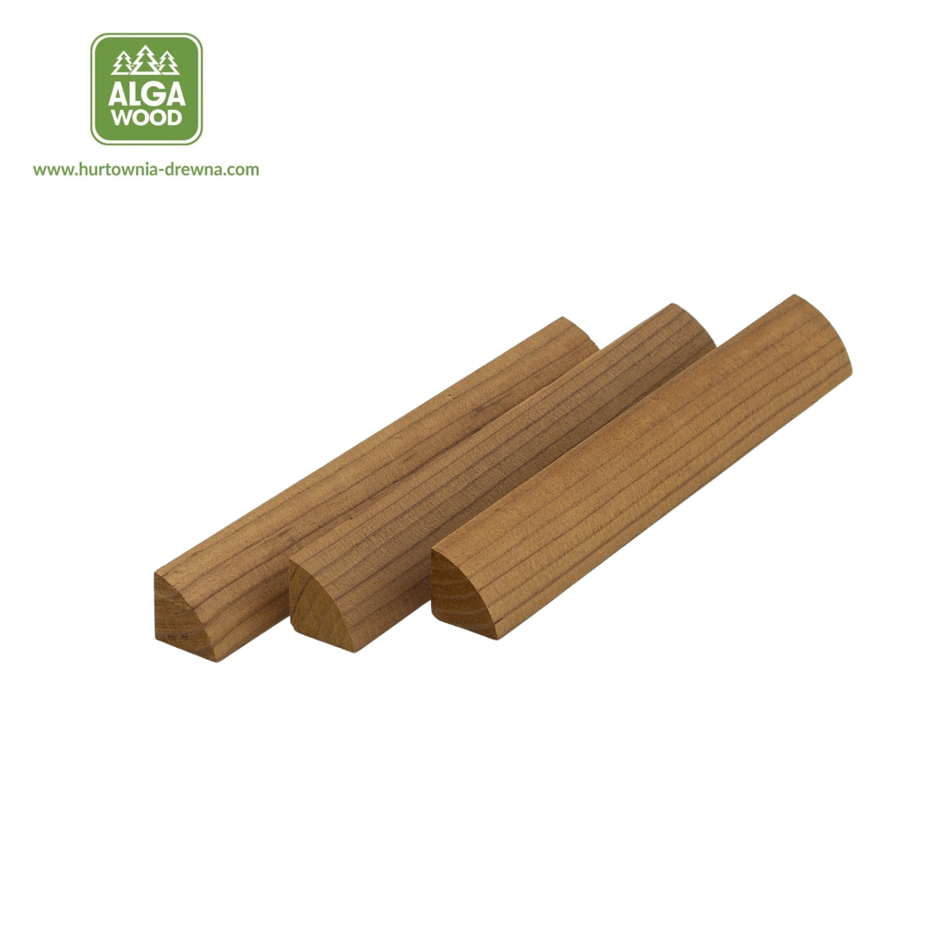 Quart de rond convexe Thermo Pin 20×20 – AlgaWood