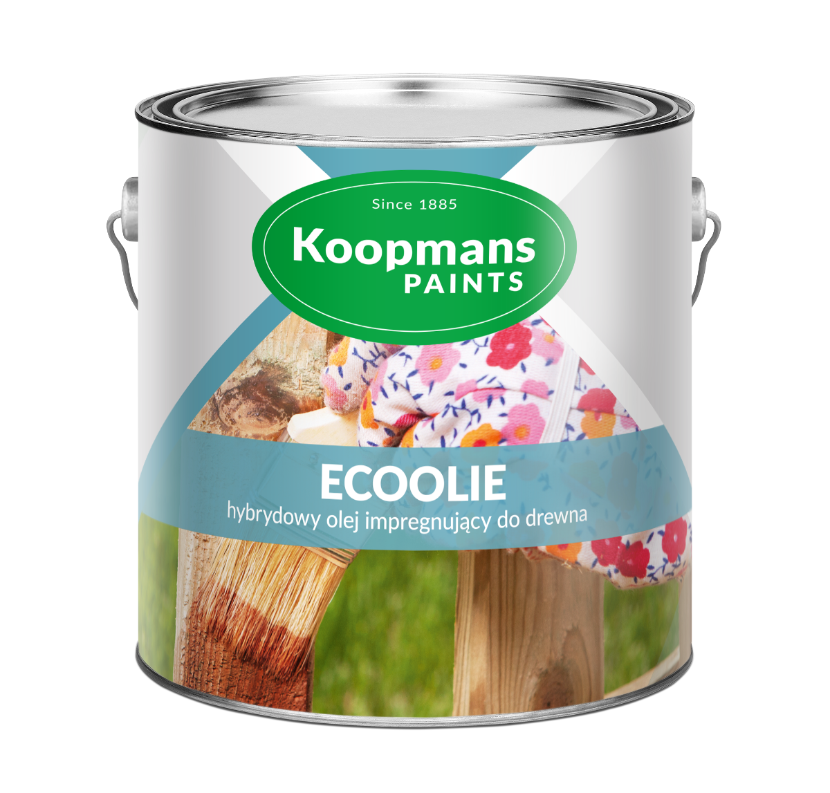 Huile d’imprégnation à base d’eau pour bois Koopmans Ecolie 2,5 L – Couleurs spéciales