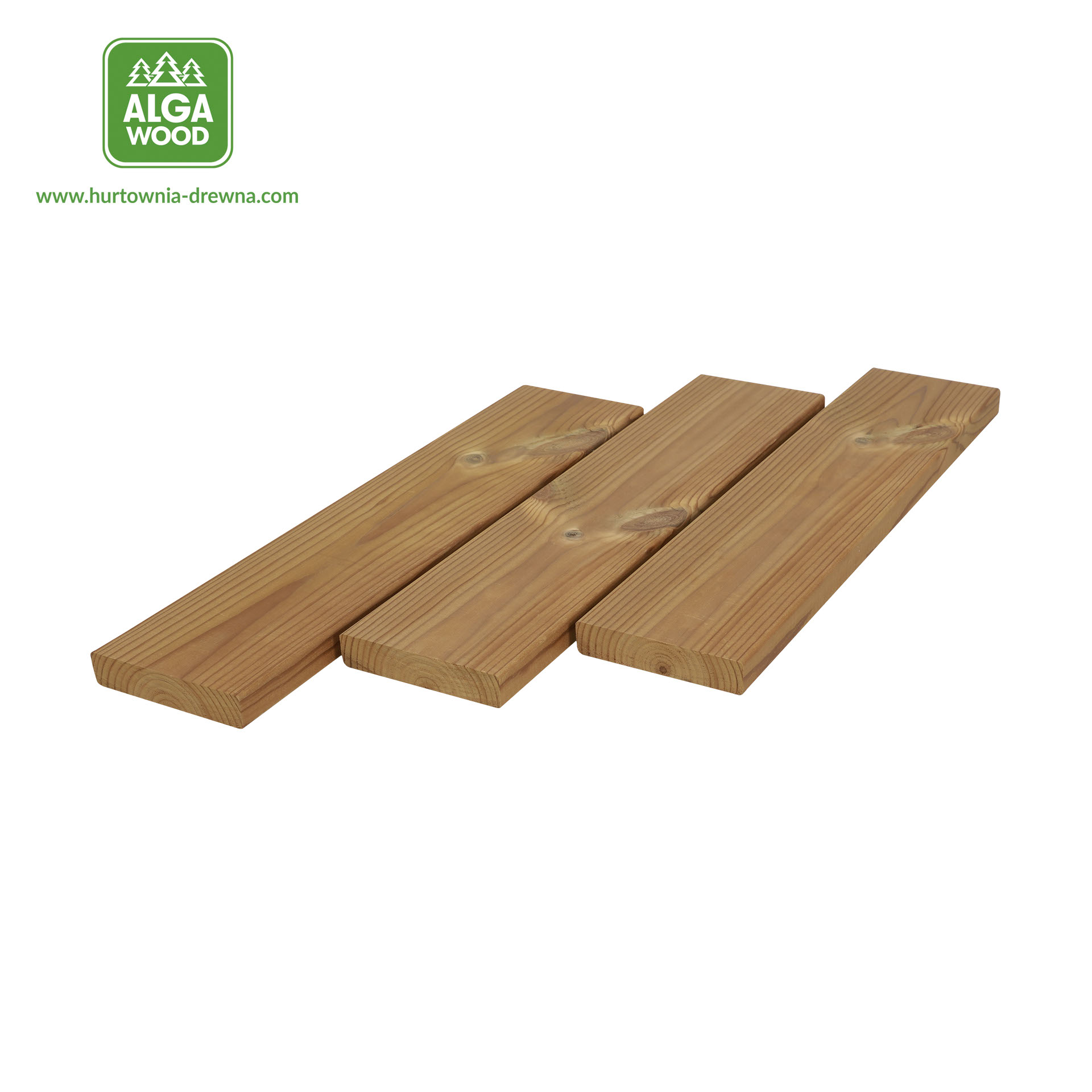 Planche rabotée Thermo Sosna 19×92 S4S classe AB – AlgaWood