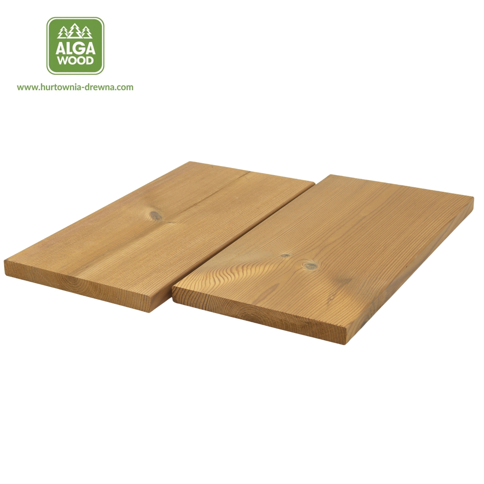 Planche rabotée Thermo Sosna 19×190 S4S classe AB – AlgaWood