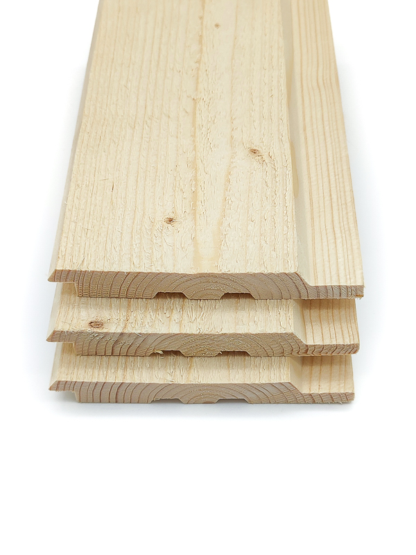 Planche brute en épicéa scandinave 18×121 UYVk classe AB – AlgaWood