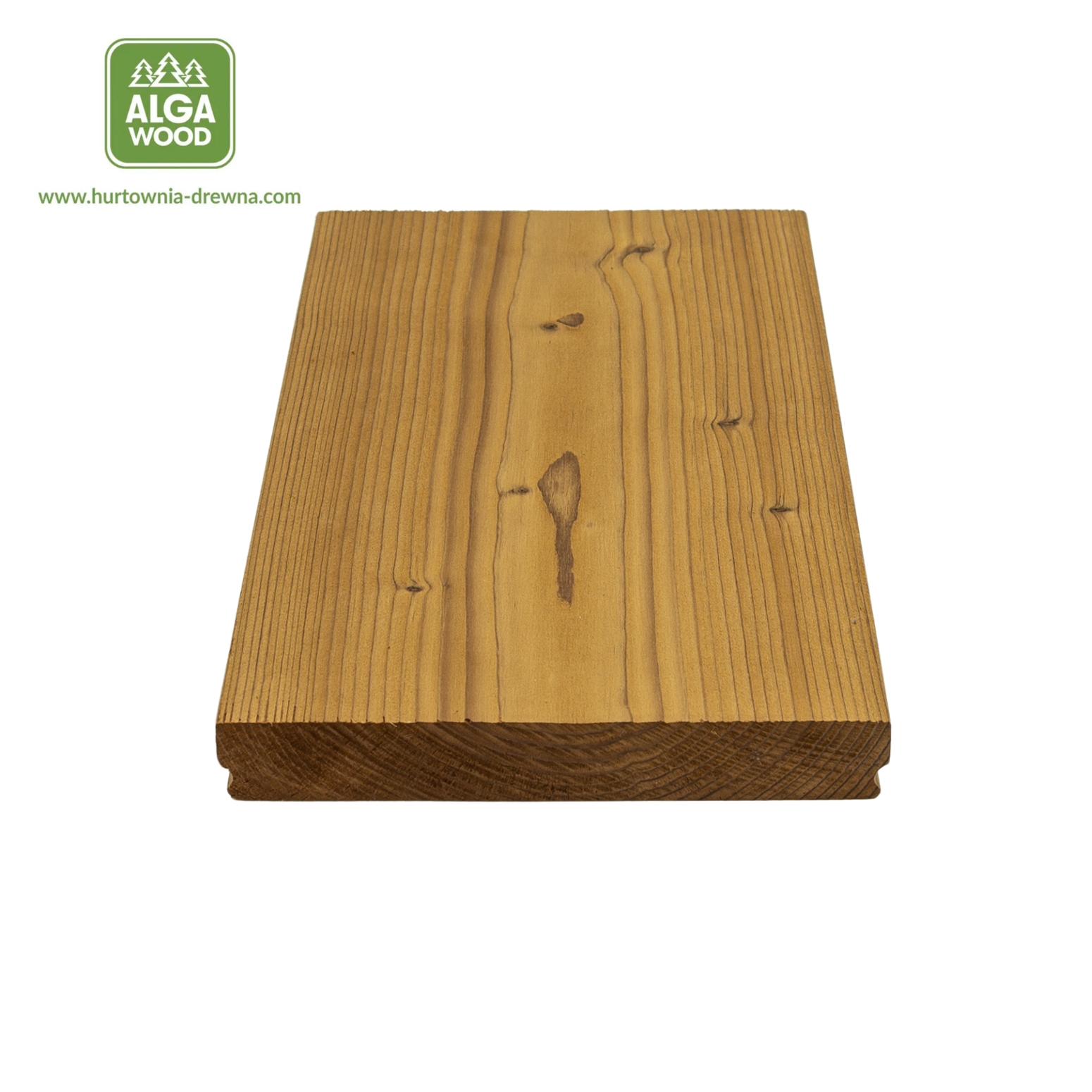 Panneau brossé Thermo Świerk 26×185 classe BROfix NATUR – installation cachée – AlgaWood