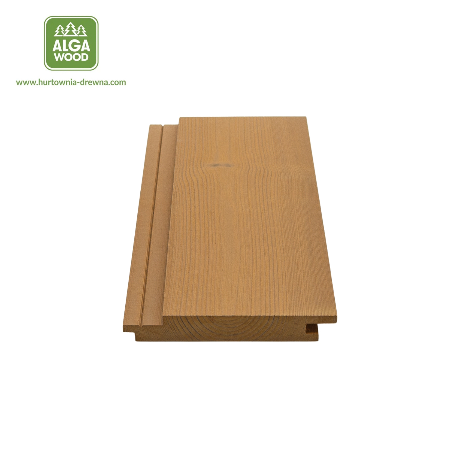 Planche brossée Thermo Sosna 19×140 UTS+ HONEY WOOD classe AB – AlgaWood