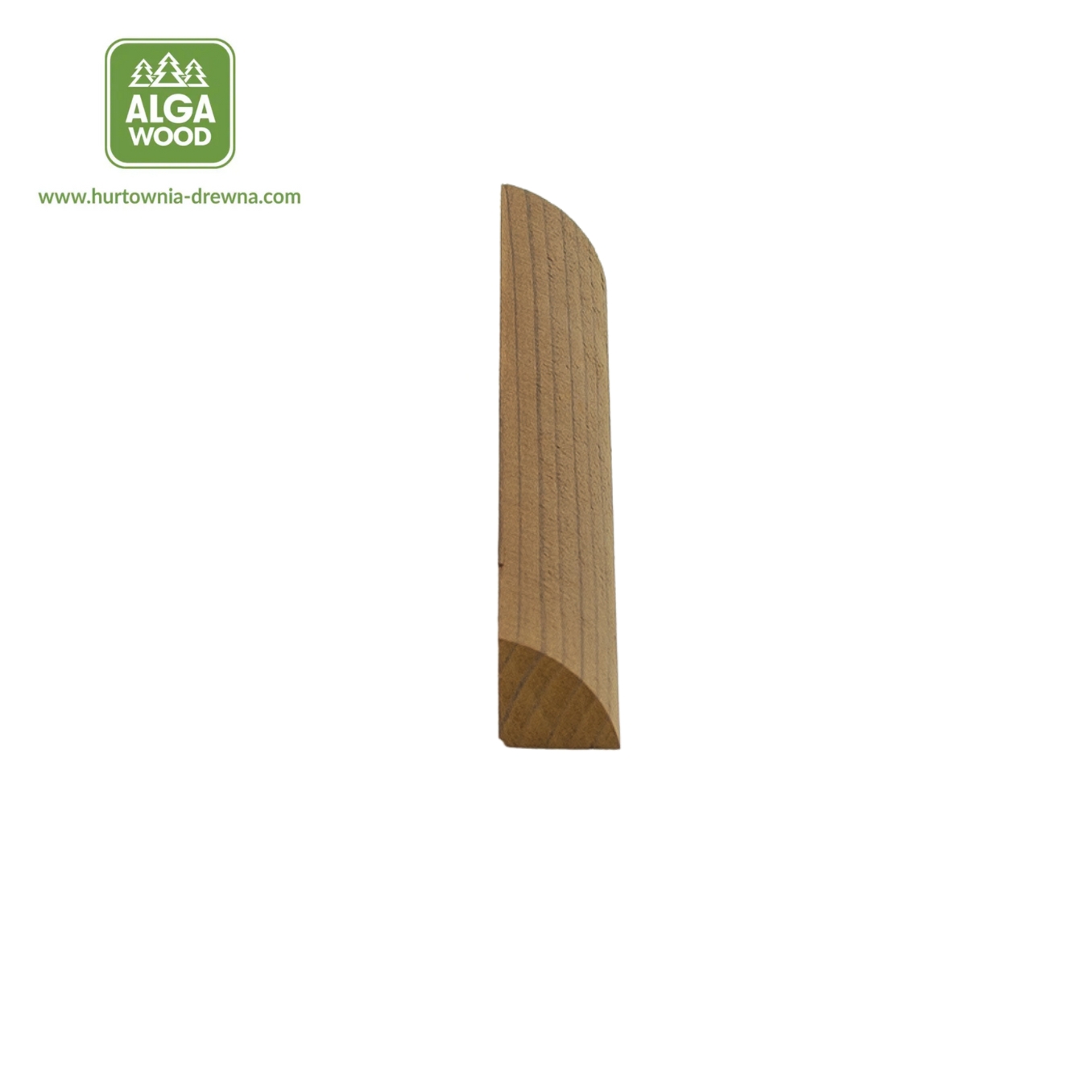 Quart de rond convexe Thermo Pin 20×20 – AlgaWood