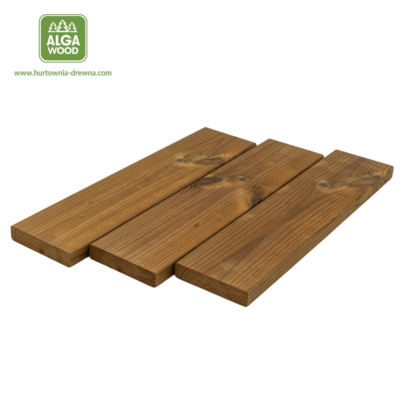 Planche rabotée Thermo Sosna 19×117 S4S classe AB – AlgaWood
