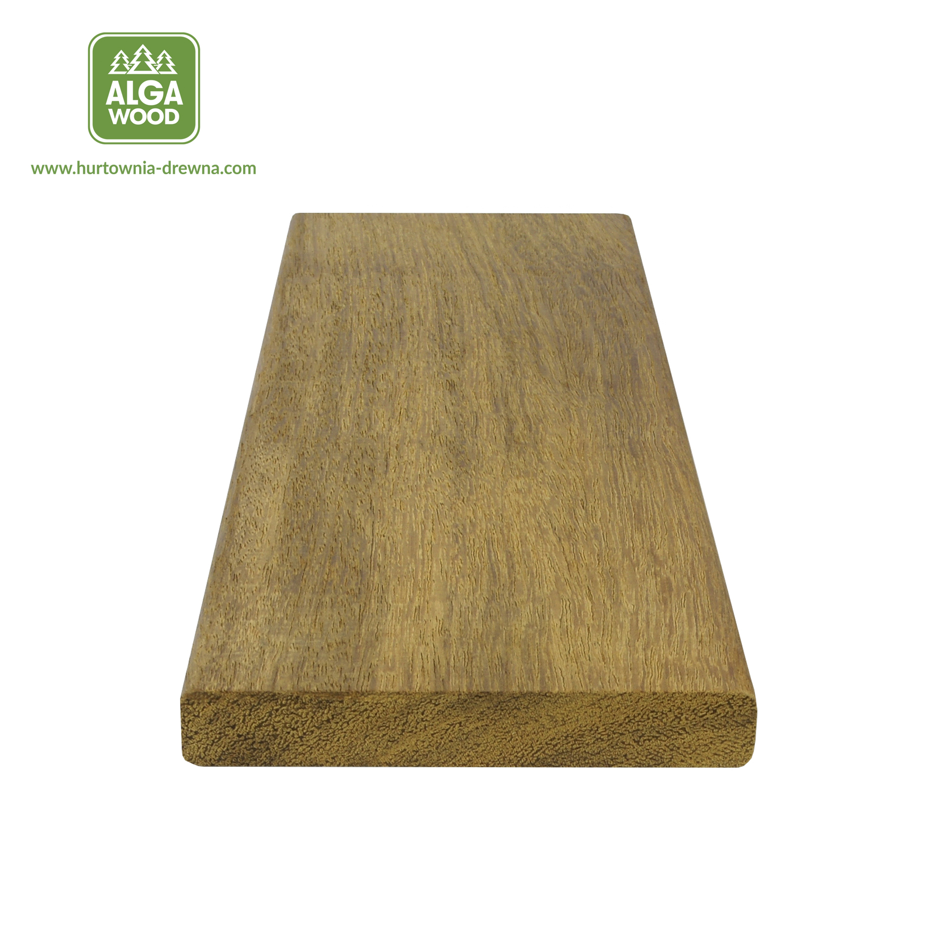 Lame de terrasse Angelim Amargoso 21×145 LISSE, classe FAS – AlgaWood