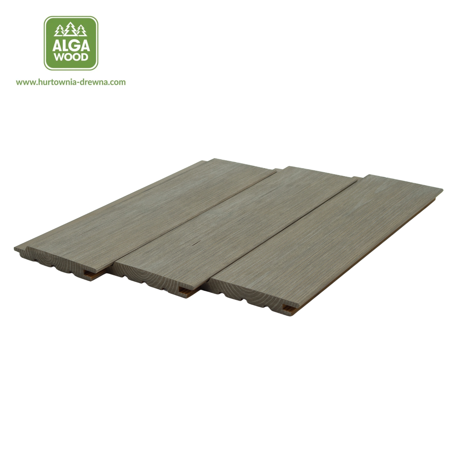 Planche Thermo Pin brossé 19×140 Faza+ BALTIC GREY classe AB – AlgaWood