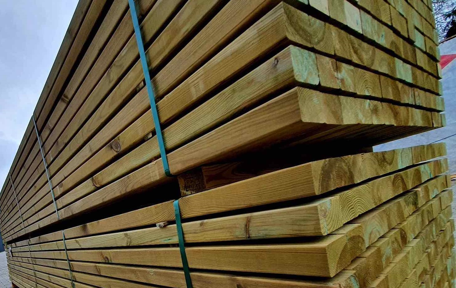 45×95 Pin imprégné sous pression NTR BOIS DE CONSTRUCTION C24