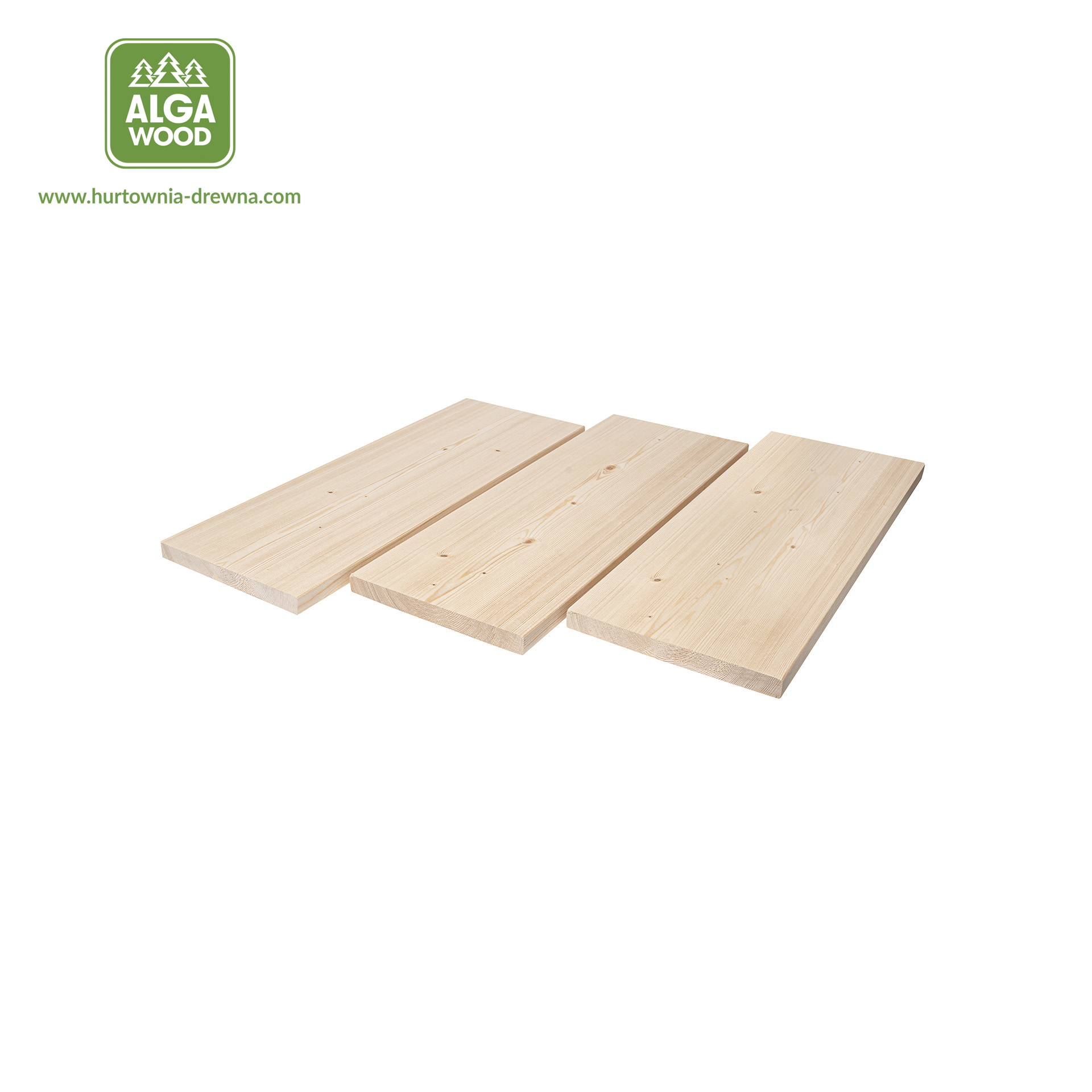 Planche rabotée épicéa scandinave 19×146 S4S classe AB – AlgaWood