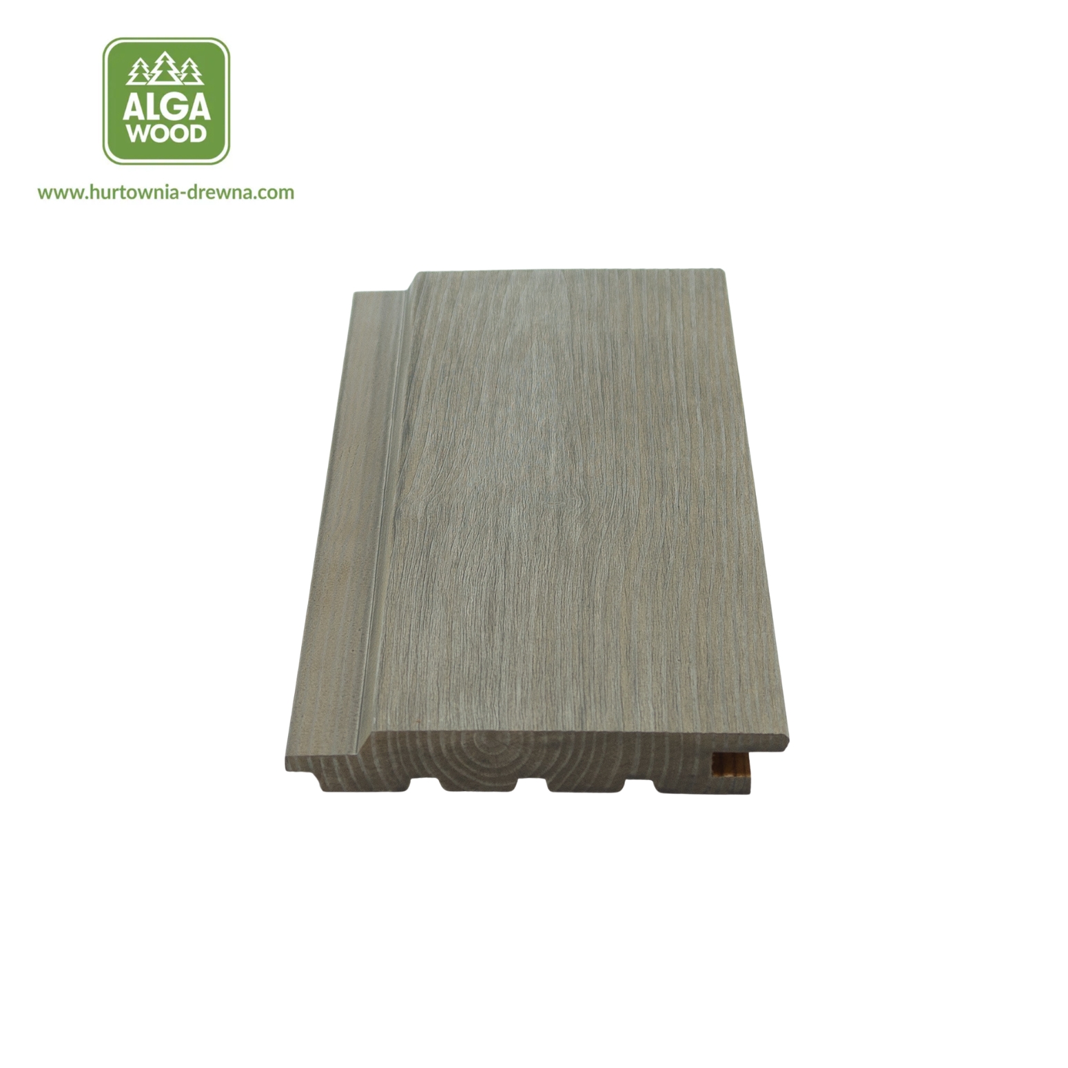 Planche Thermo Pin brossé 19×140 Faza+ BALTIC GREY classe AB – AlgaWood
