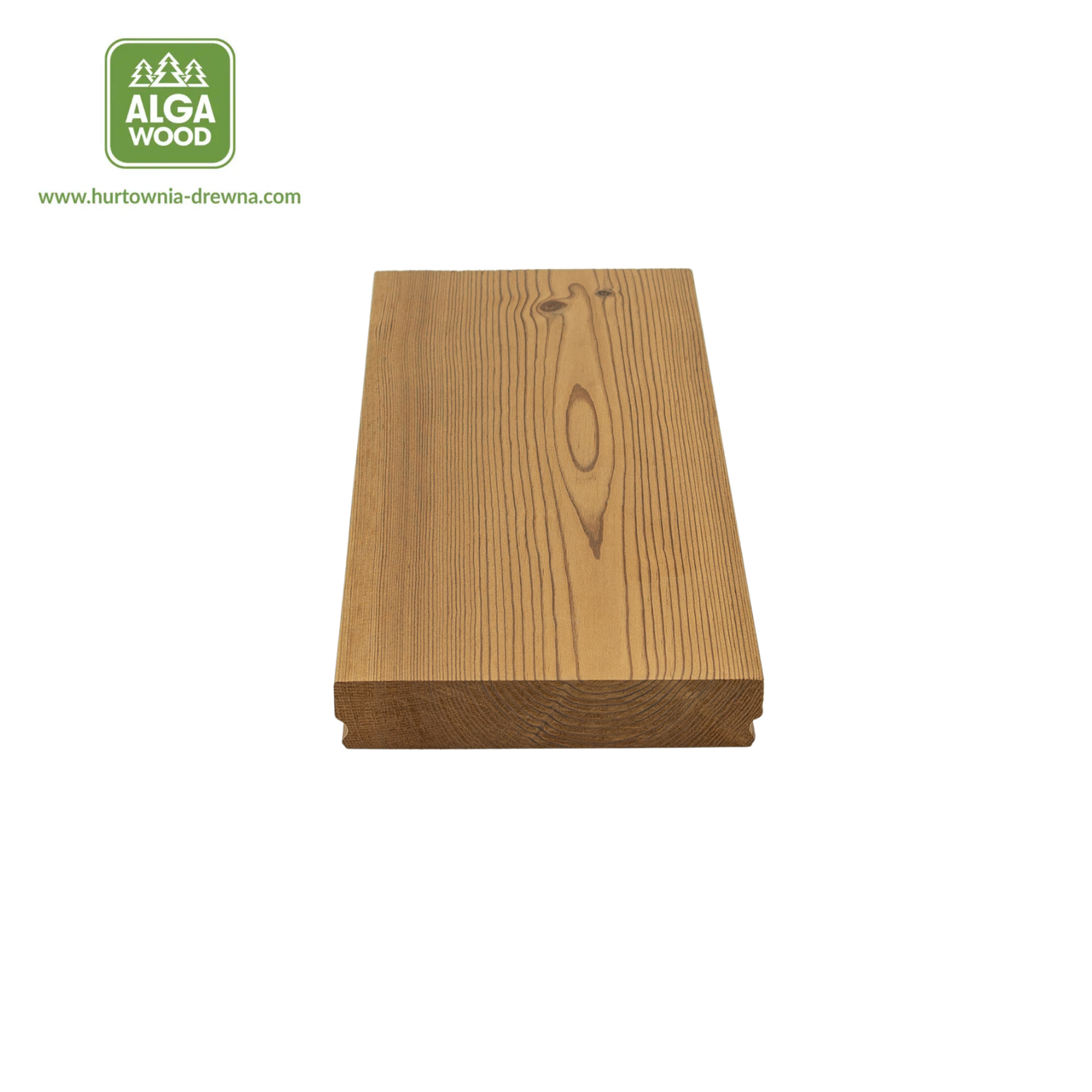 Panneau brossé Thermo Sosna 26×140 BROfix classe AB – pose cachée – AlgaWood