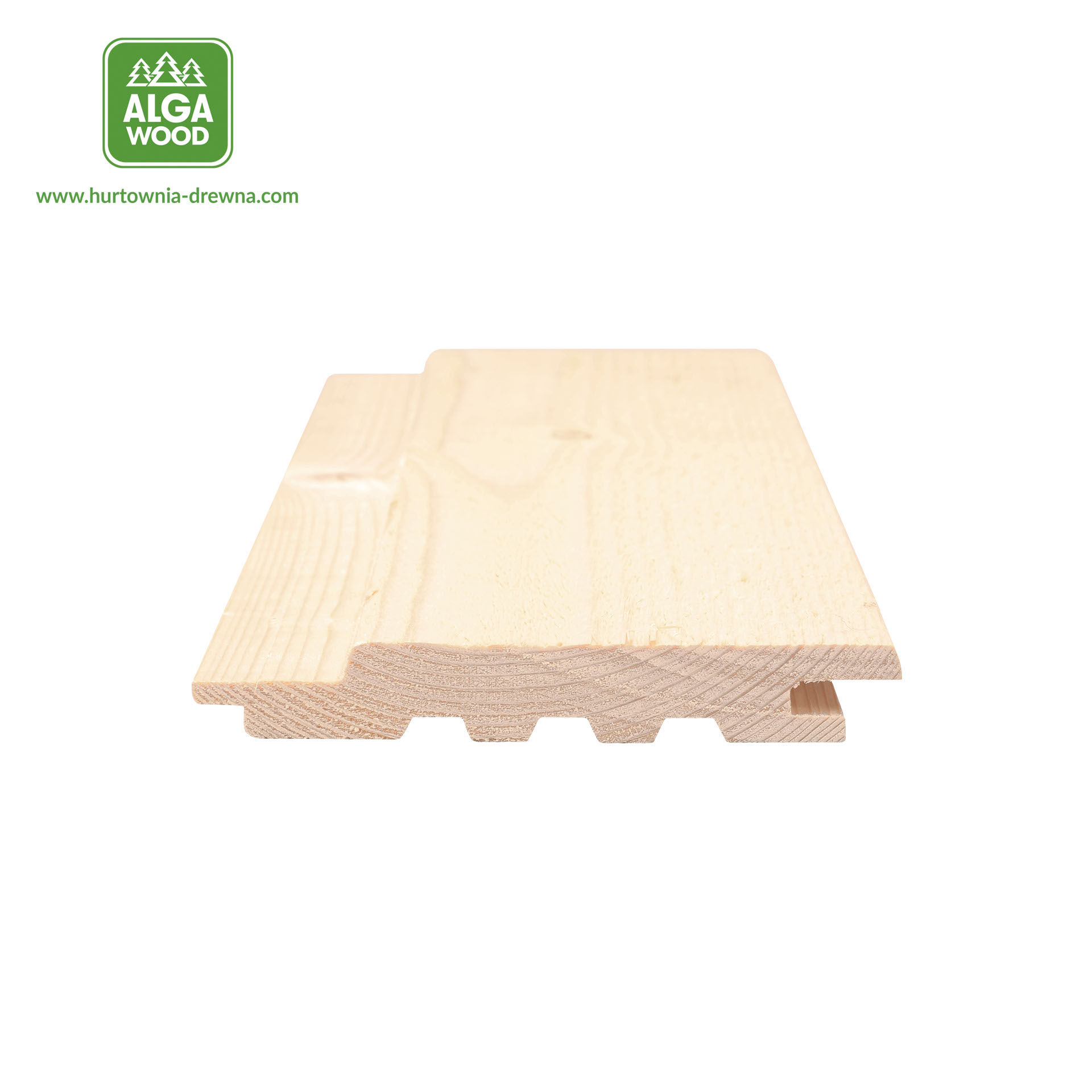 Planche brute en épicéa scandinave 21×146 UTVk classe AB – AlgaWood