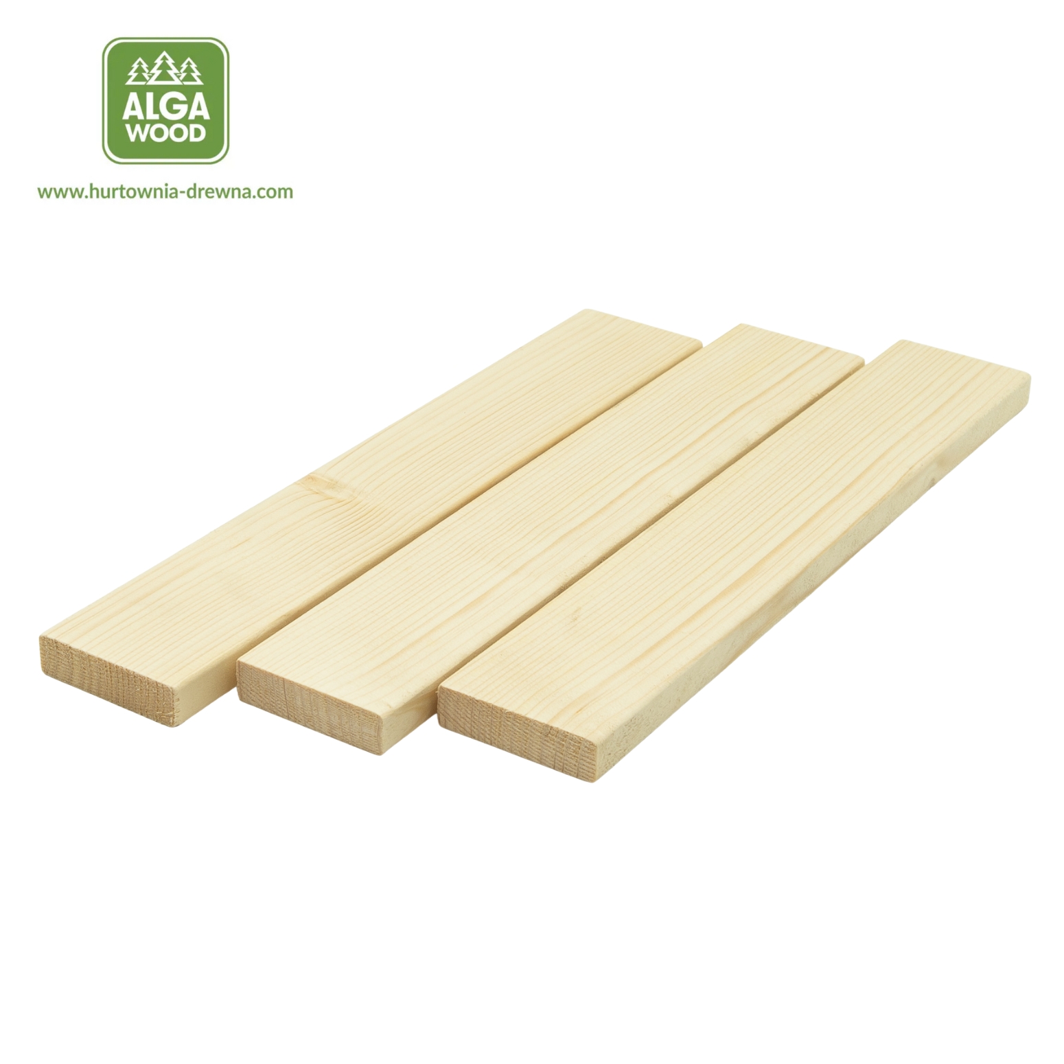 Planche rabotée épicéa scandinave 20×69 S4S classe AB – AlgaWood