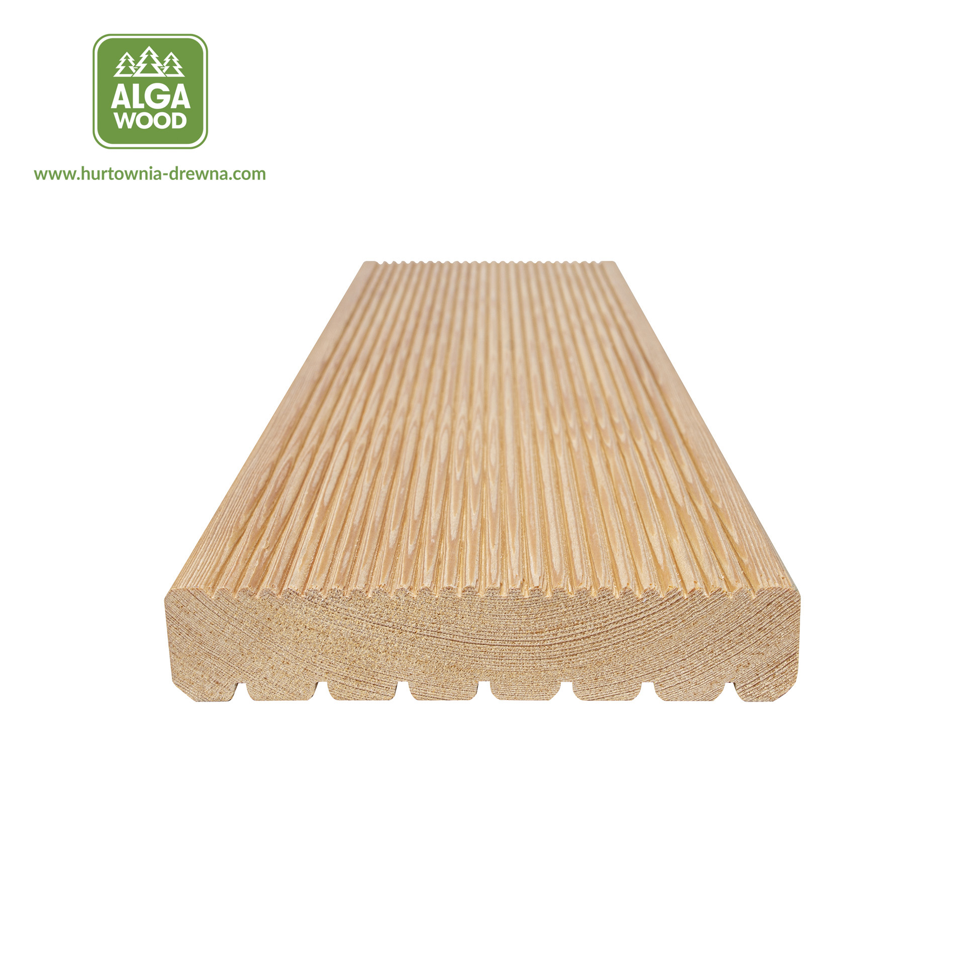 27×142 Mélèze de Sibérie, planche rainurée, classe AB – AlgaWood