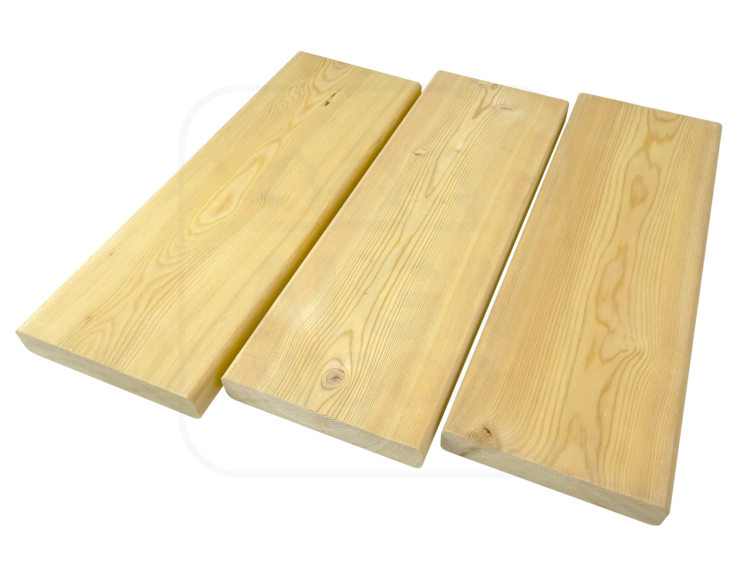 Planche LISSE Mélèze du Canada 27×142, classe AB – AlgaWood