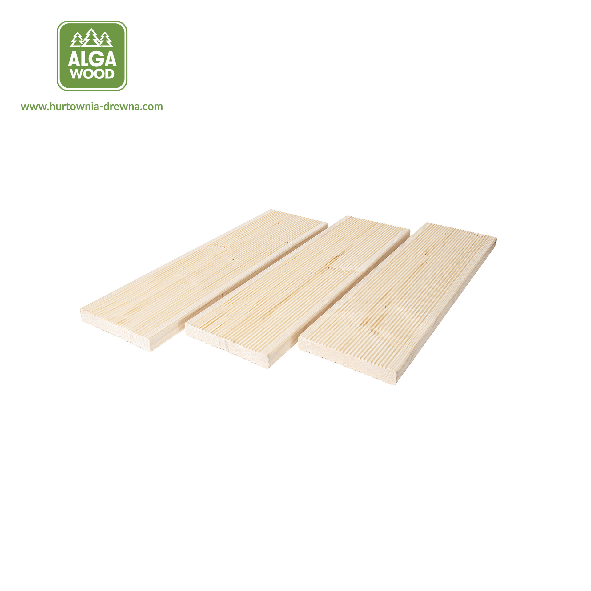Epicéa scandinave 28×146, lame de terrasse rainurée, classe AB – AlgaWood