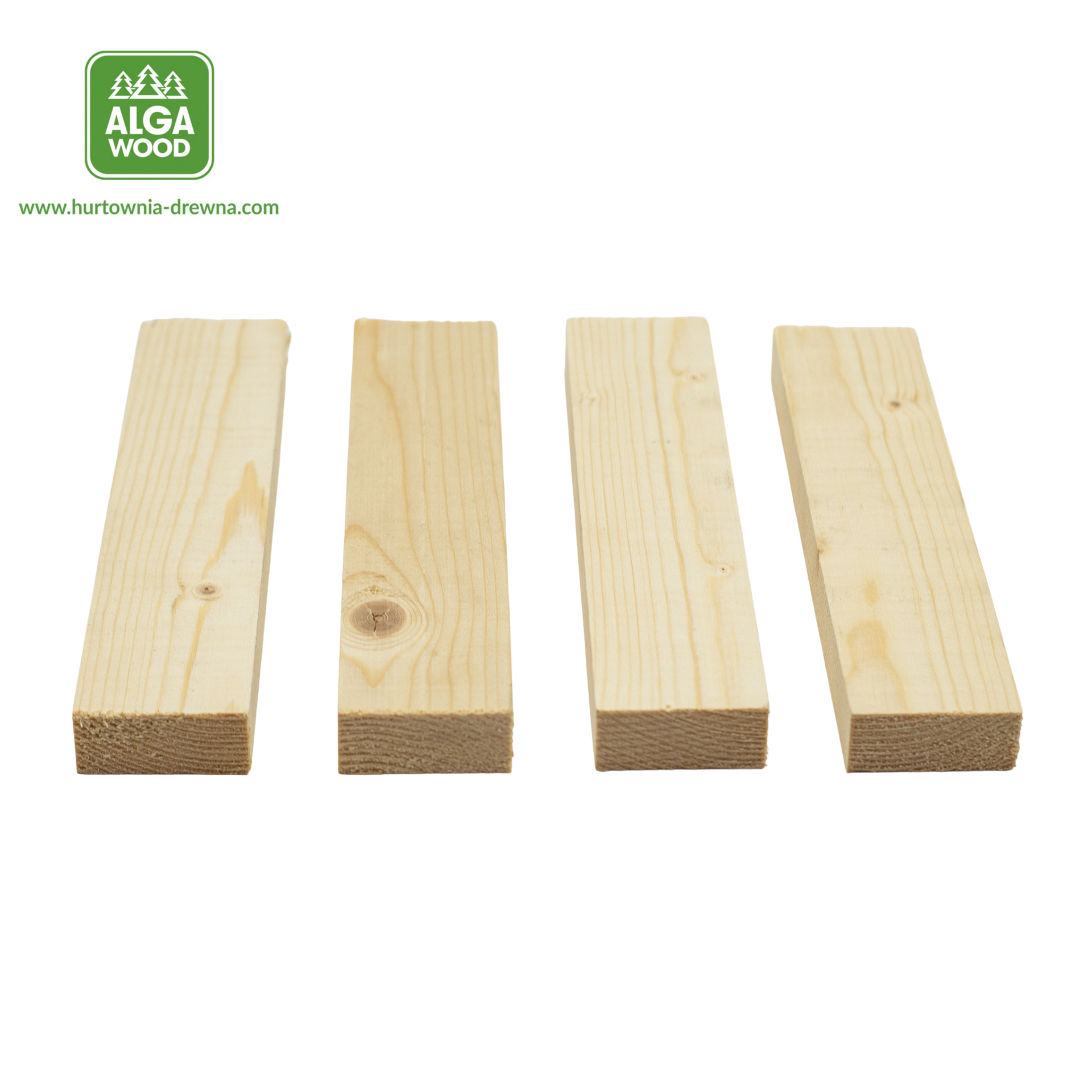 Bande de montage en épicéa 15×40, classe AB – AlgaWood