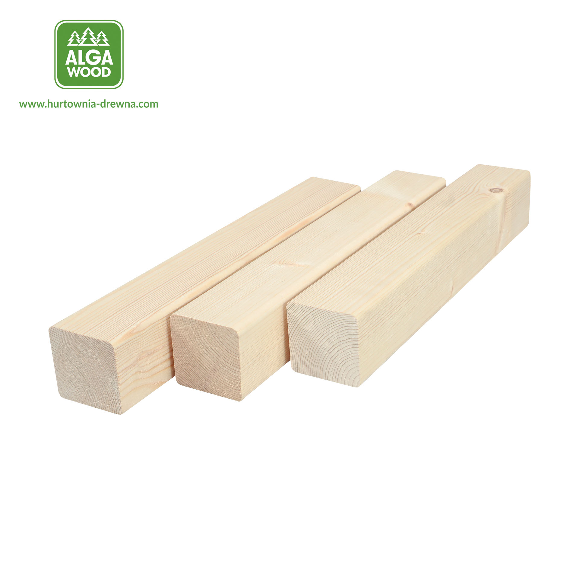 Epicéa scandinave 69×69, équarri raboté, classe AB – AlgaWood