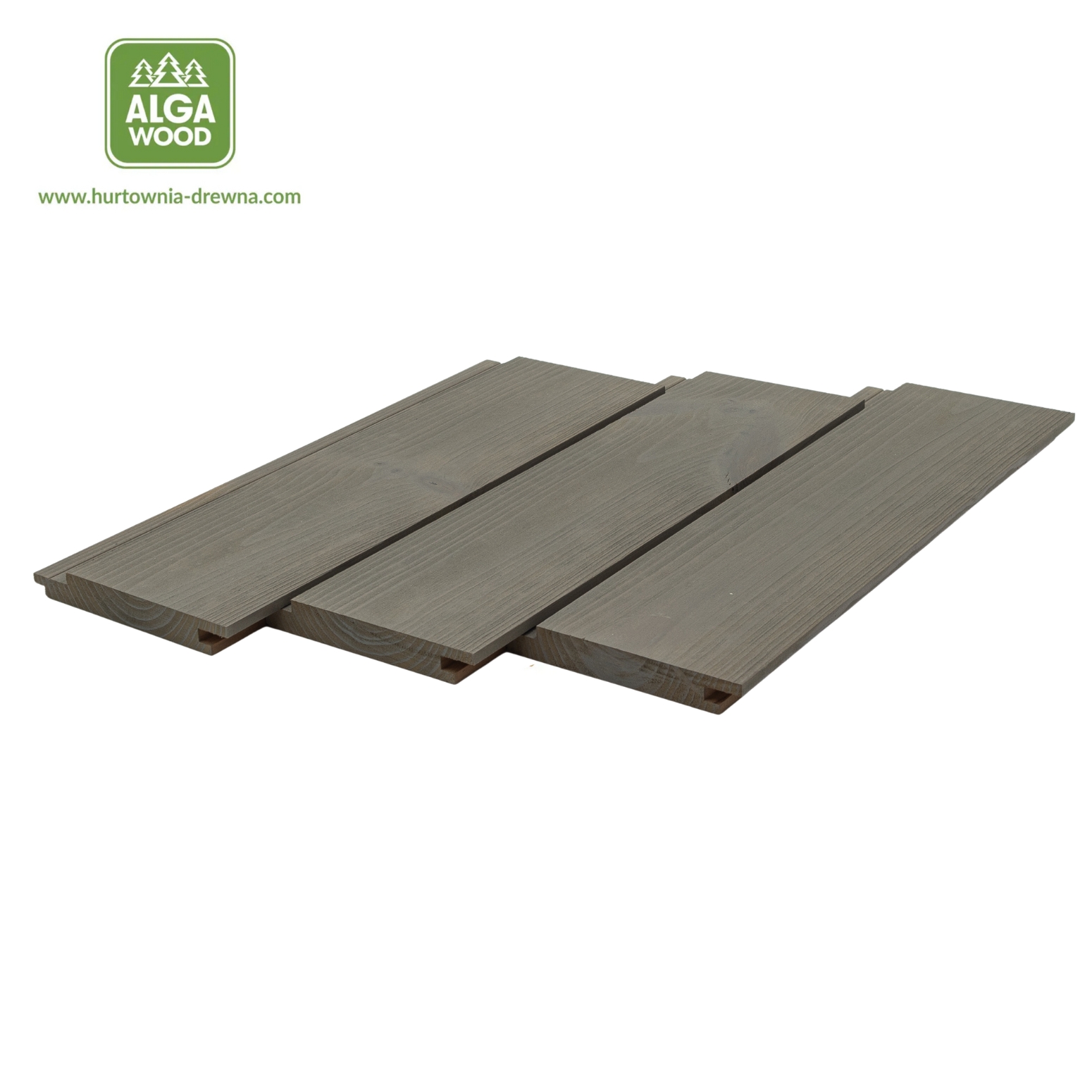 Panneau brossé Thermo Sosna 19×140 UTS+ GRIS GRAPHITE classe AB – AlgaWood
