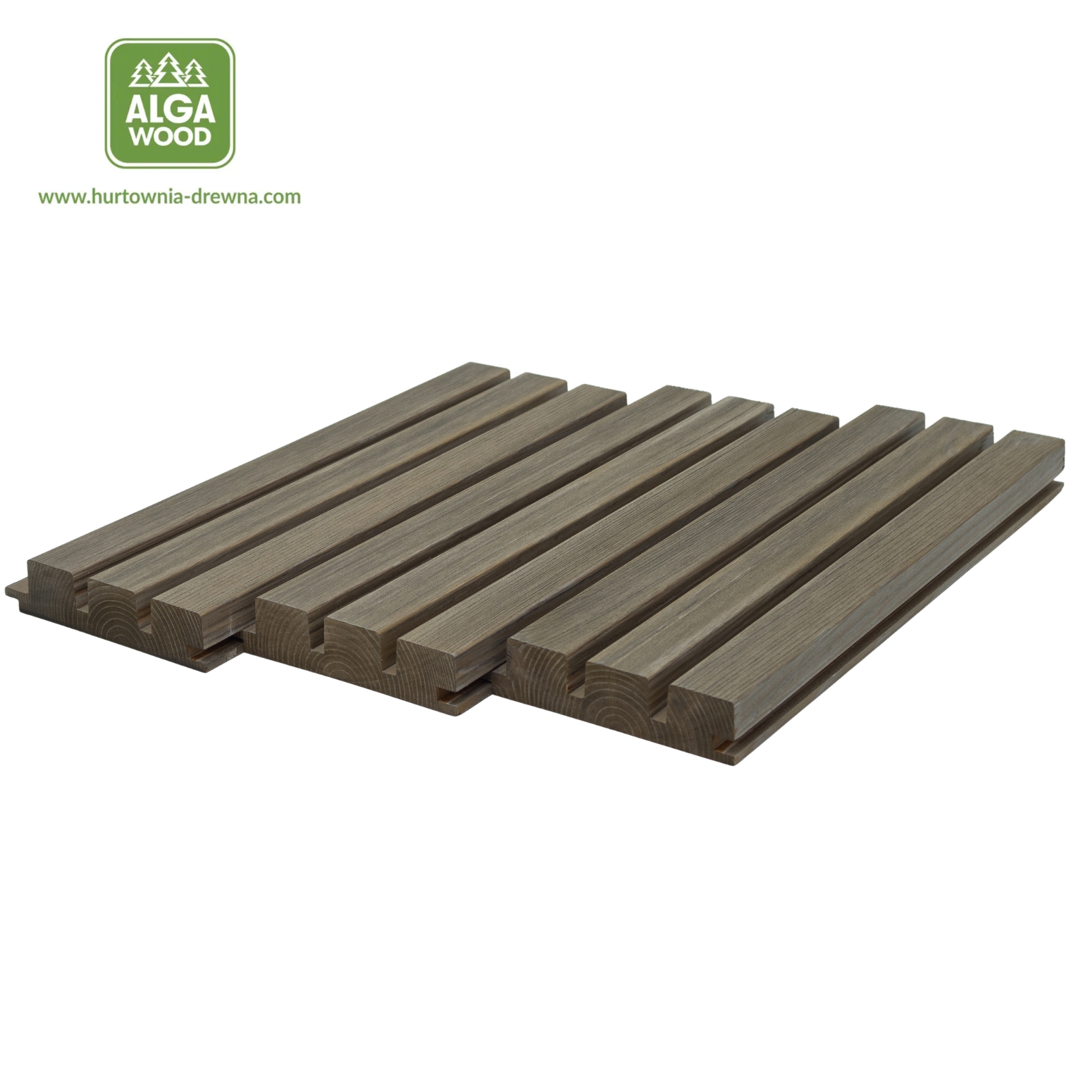 32×142 Planche Thermo Pin brossé ROMB x3V BALTIC GREY classe AB – AlgaWood