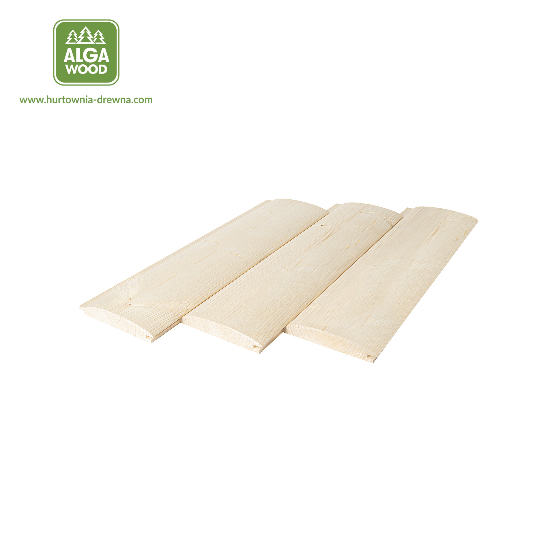 24×146 Epicéa Scandinave PÓŁBAL classe AB – AlgaWood