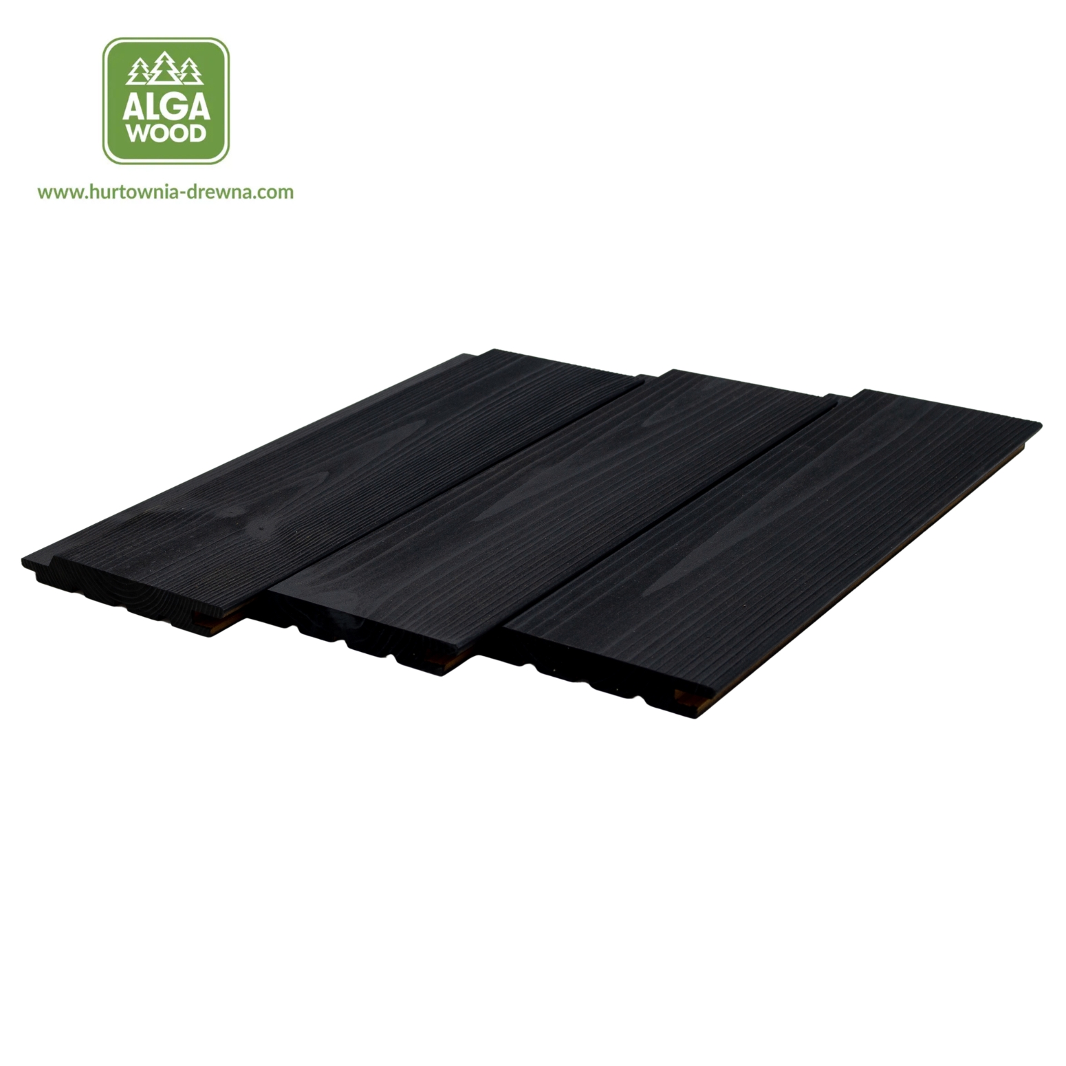 Planche Thermo Pin brossé 19×140 Faza+ SPECIAL BLACK classe AB – AlgaWood
