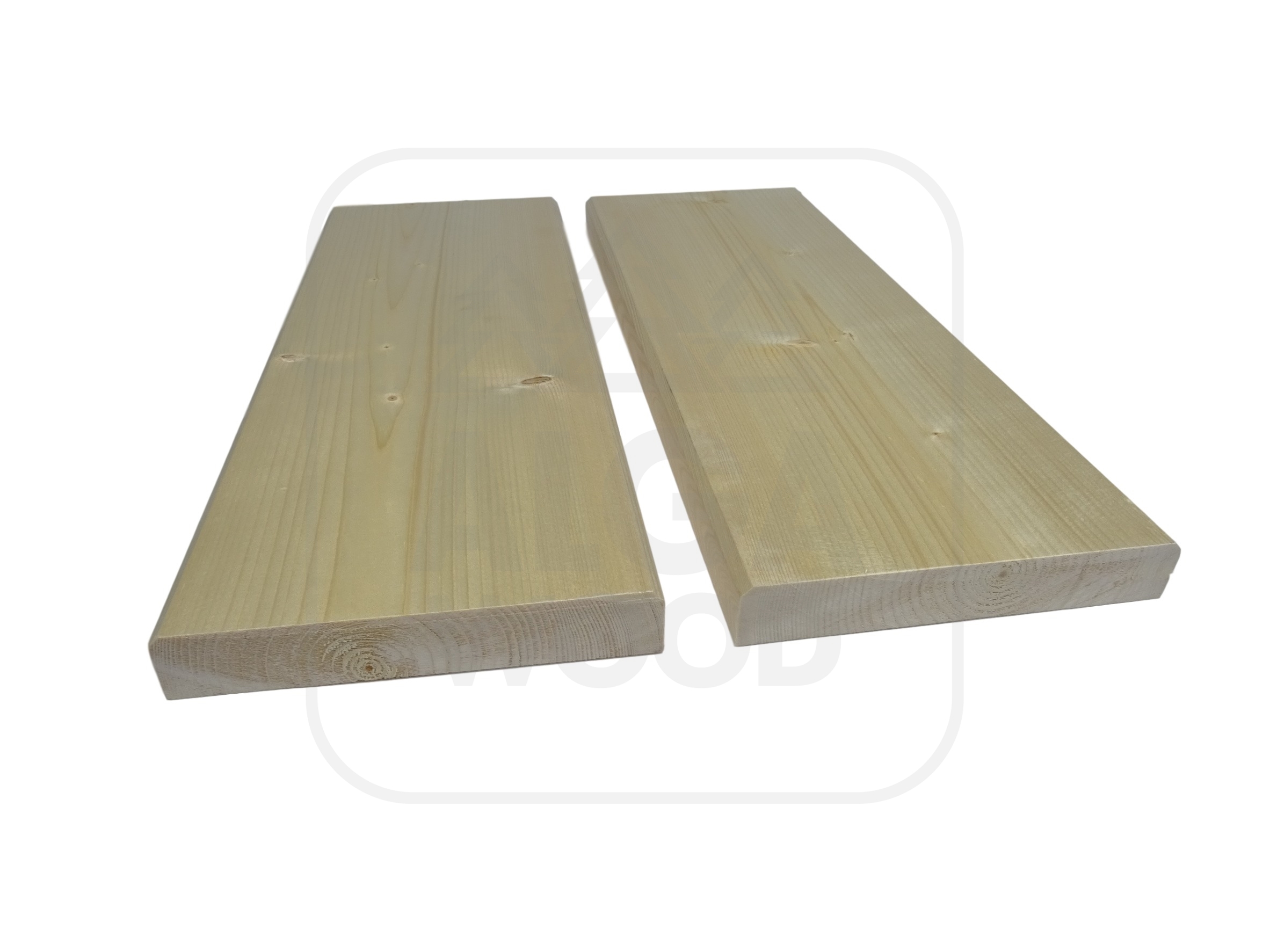 Planche rabotée en épicéa de Sibérie 28×146 S4S classe AB – AlgaWood