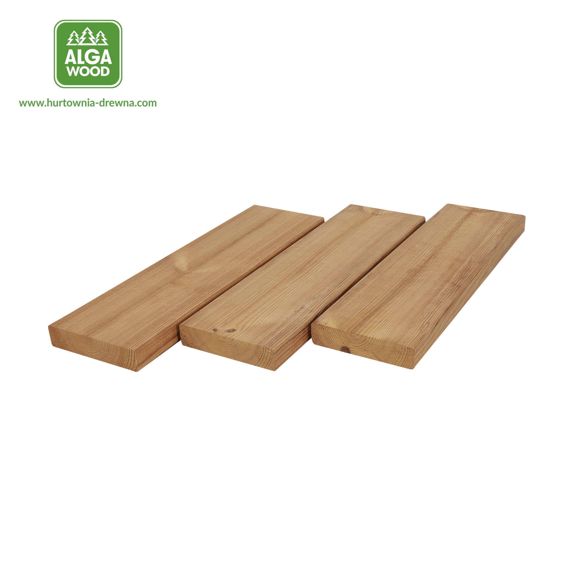 Lame de terrasse Thermo Sosna SMOOTH 26×117, classe AB – AlgaWood