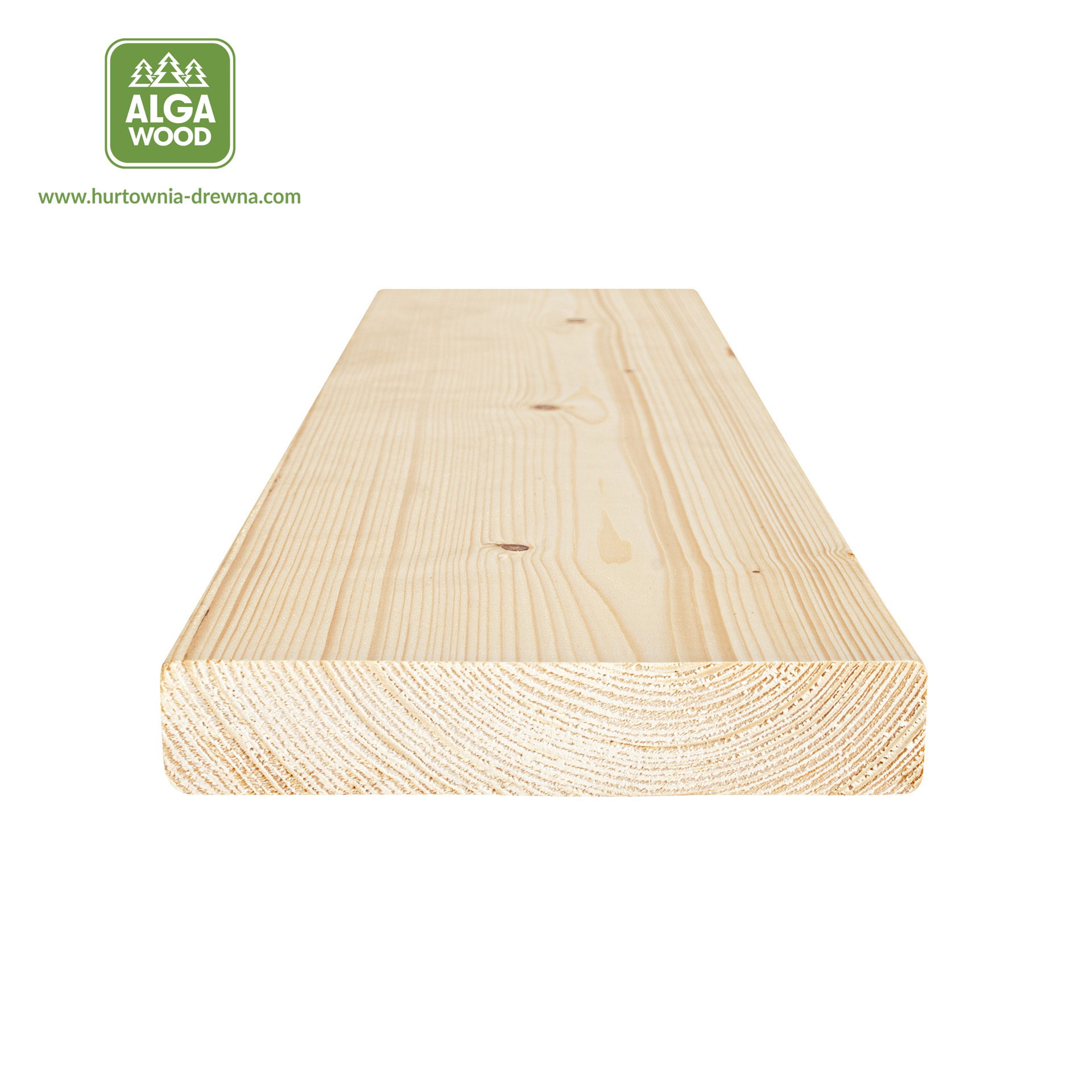 Lame de terrasse LISSE en épicéa scandinave 28×170, classe AB – AlgaWood