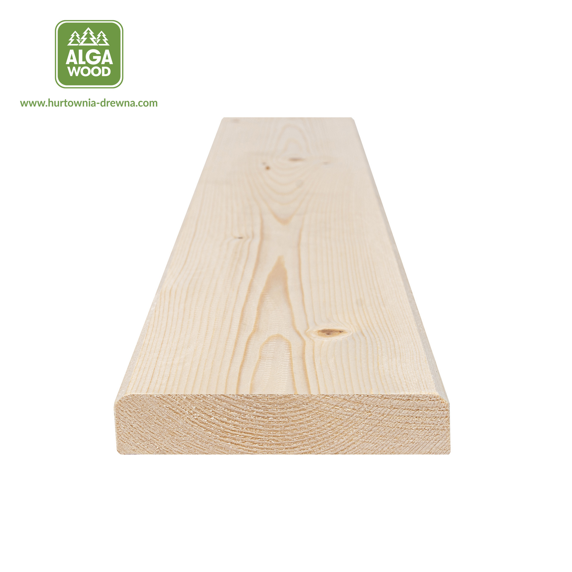 Planche rabotée en épicéa scandinave 19×121 S4S classe AB – AlgaWood