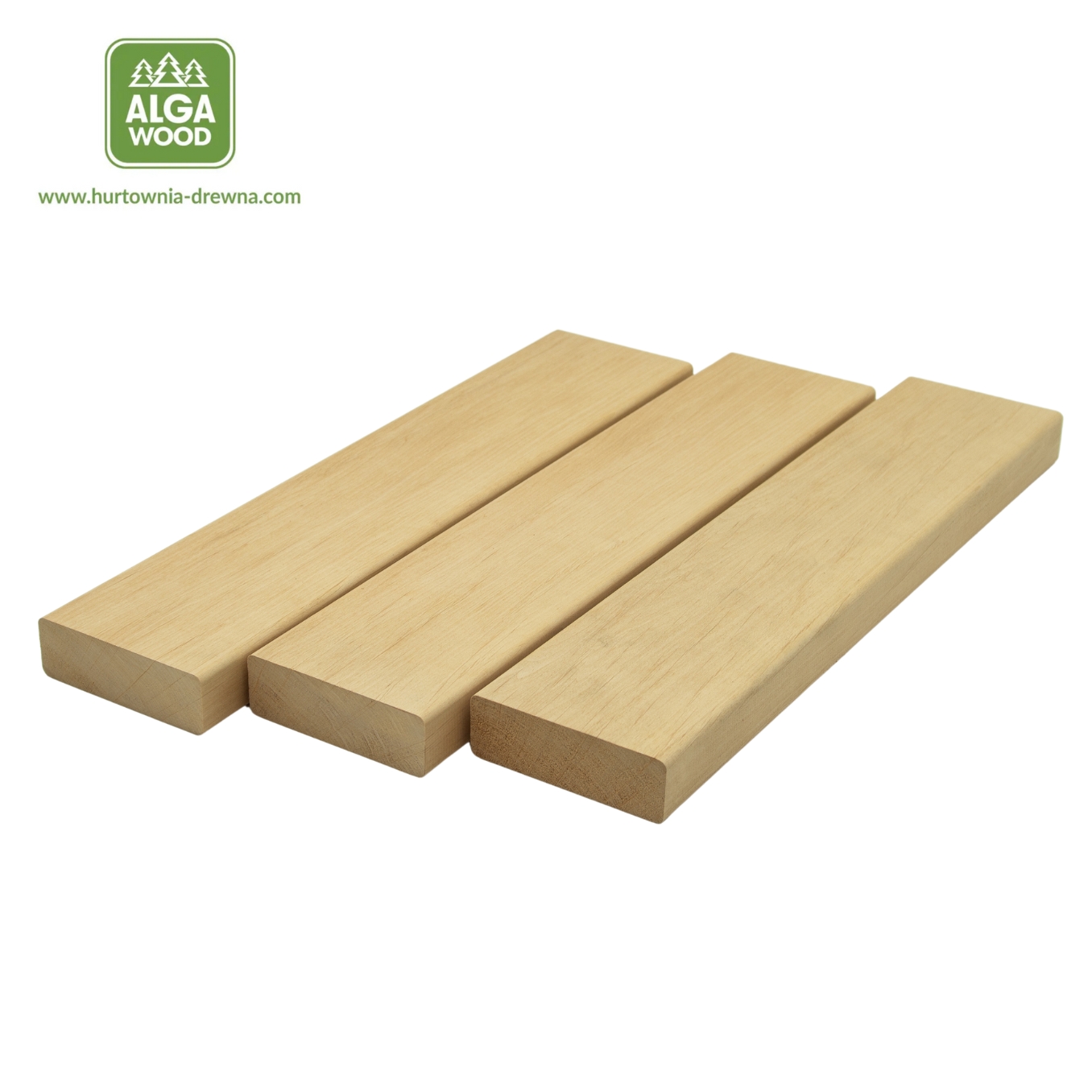 Planche rabotée Aulne 28×90 S4S classe AB – AlgaWood
