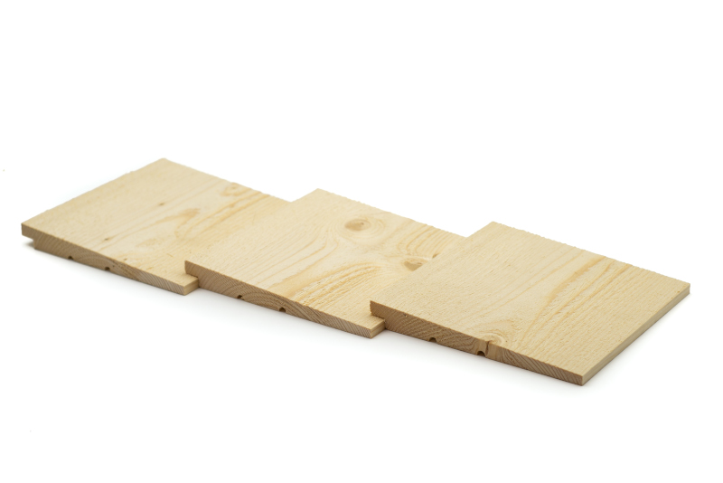 Planche brute UYL en épicéa scandinave 16×195, classe AB – AlgaWood
