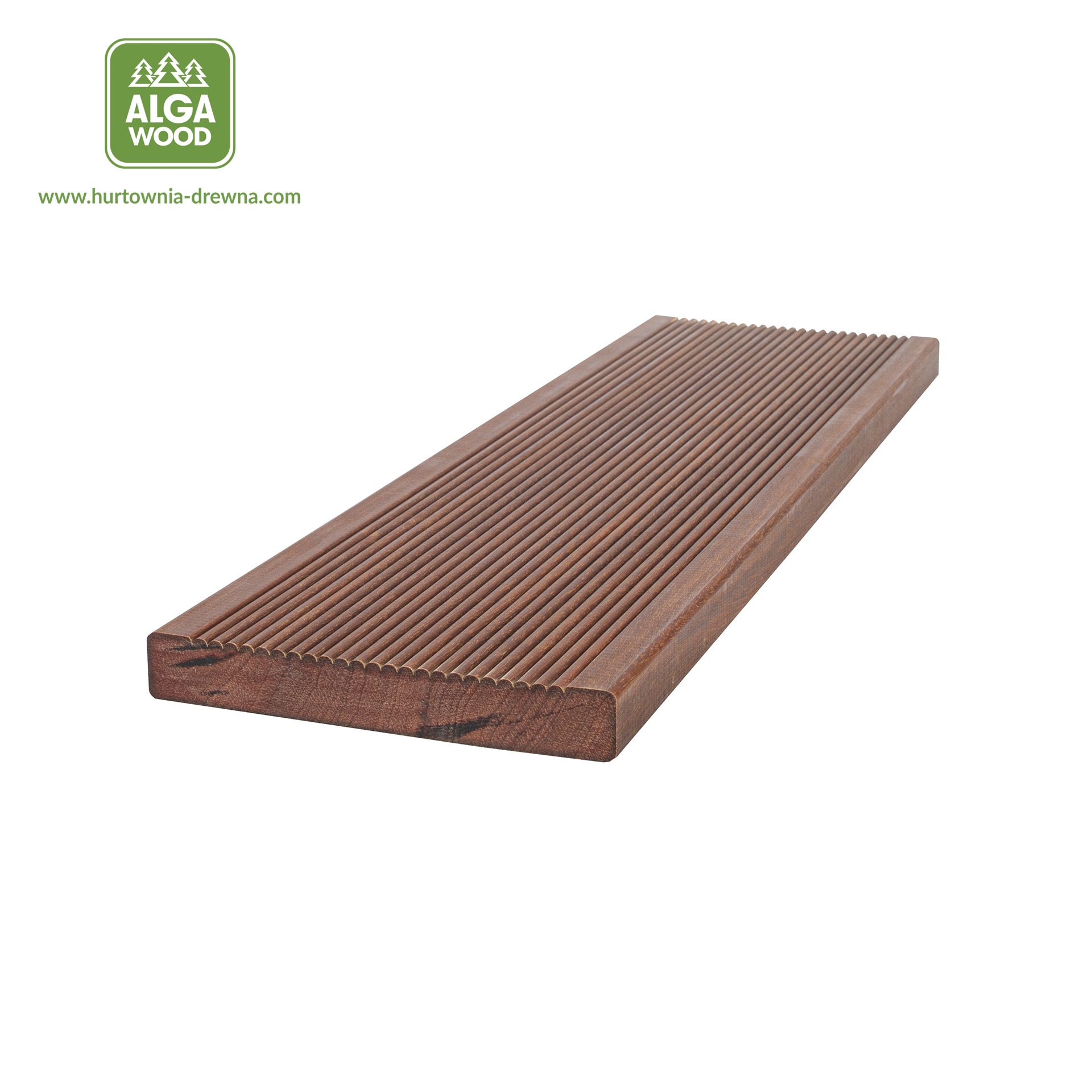 Lame de terrasse rainurée Massaranduba 21×145, classe FAS