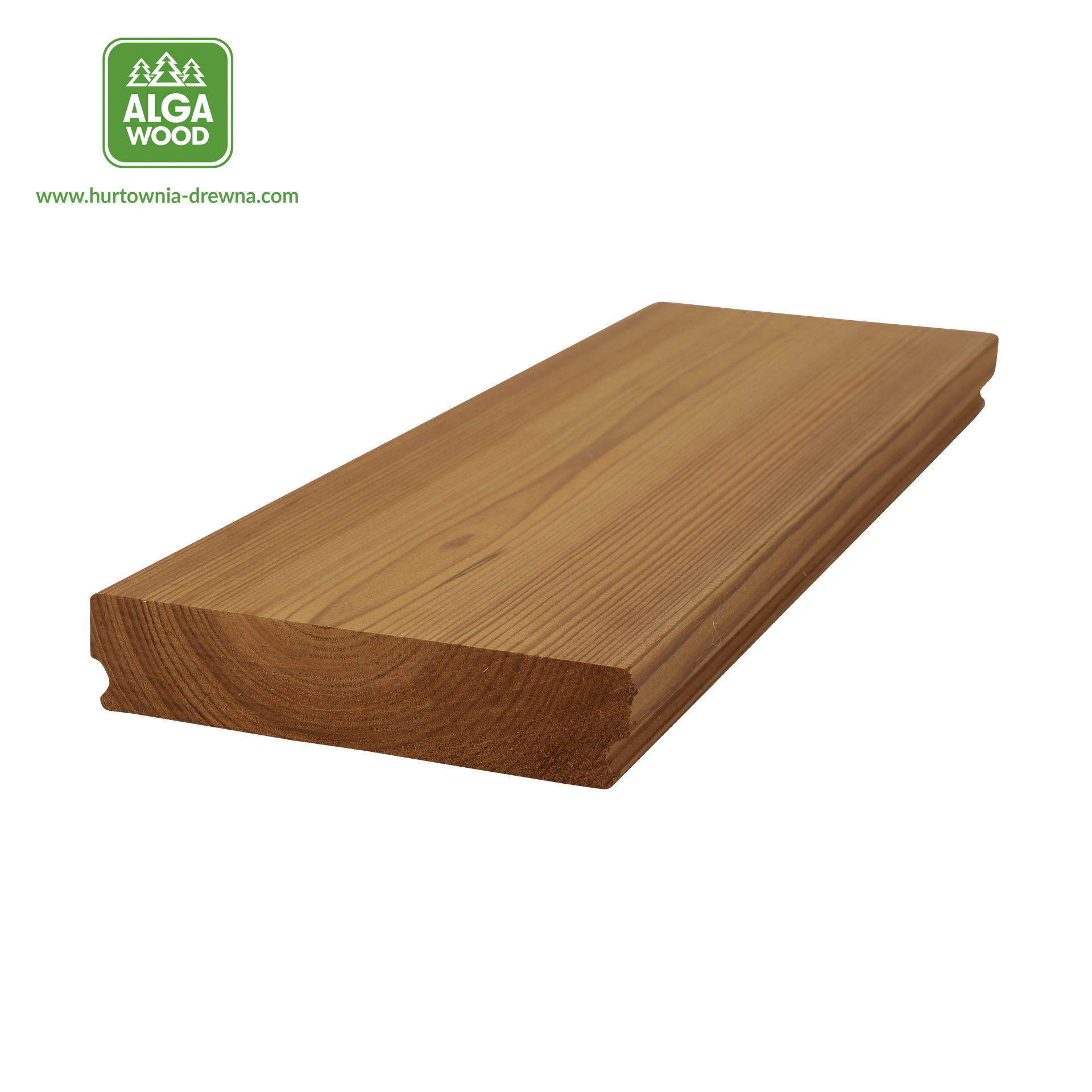 Lame de terrasse Thermo Sosna SMOOTH 26×117 BROfix classe AB – pose cachée