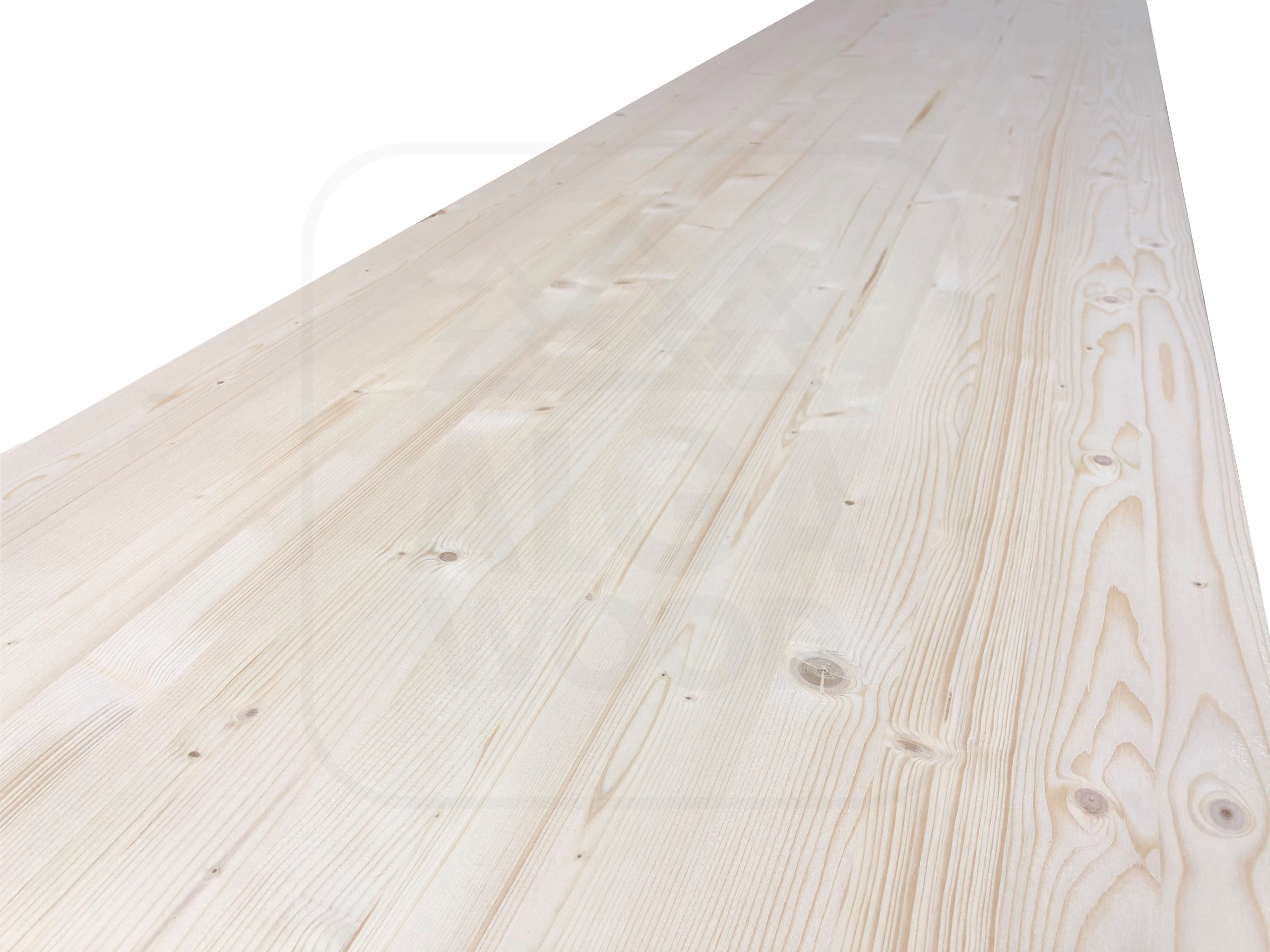 Plan de travail en épicéa 28×600/planche collée classe RUSTYK 2,45 m – AlgaWood