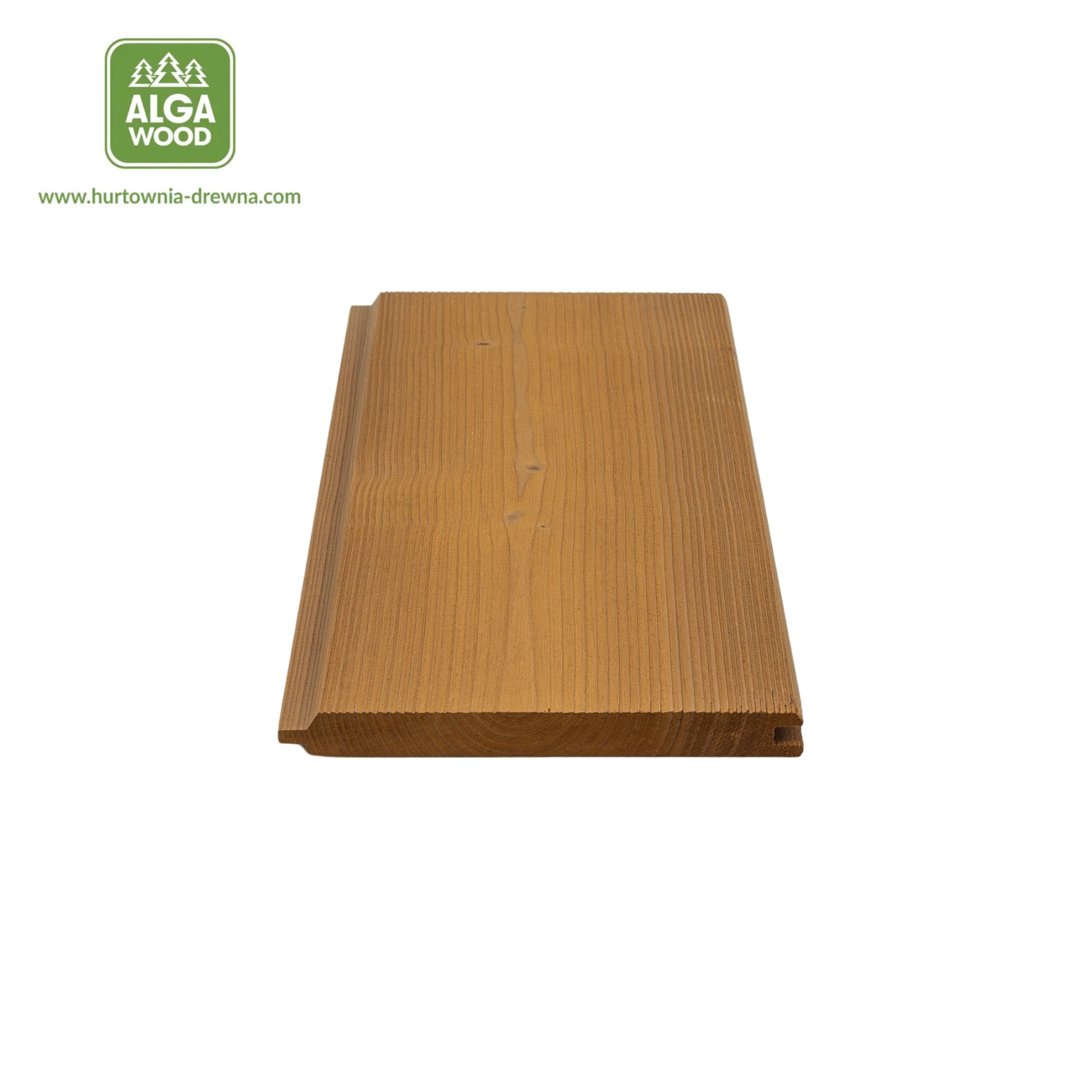 Planche Épicéa Thermo Brossé 19×185 PHASE BOIS MIEL, classe NATUR – AlgaWood