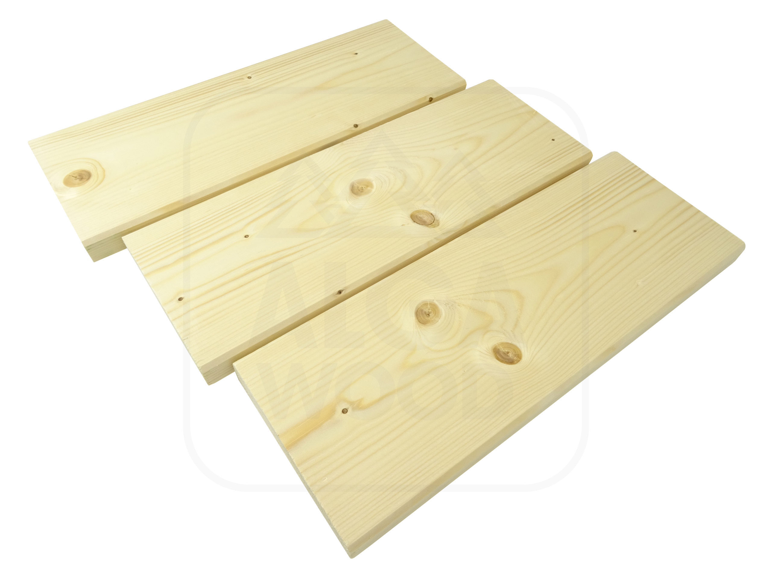 Planche rabotée épicéa scandinave 24×146 S4S classe AB – AlgaWood