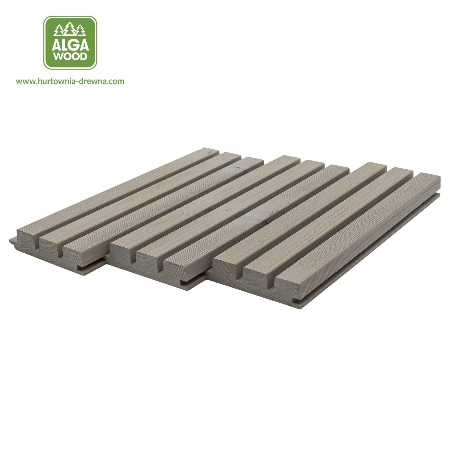 Planche Thermo Pin brossé 32×142 ROMB x3V URBAN GREY classe AB – AlgaWood