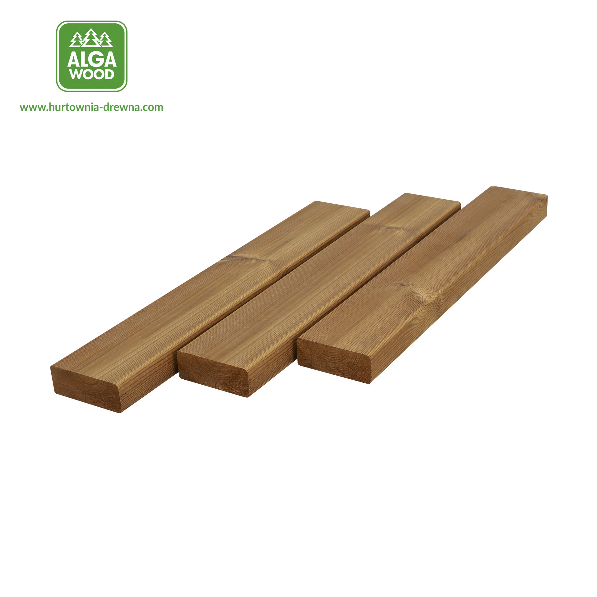 Planche rabotée Thermo Sosna 26×68 S4S classe AB – AlgaWood